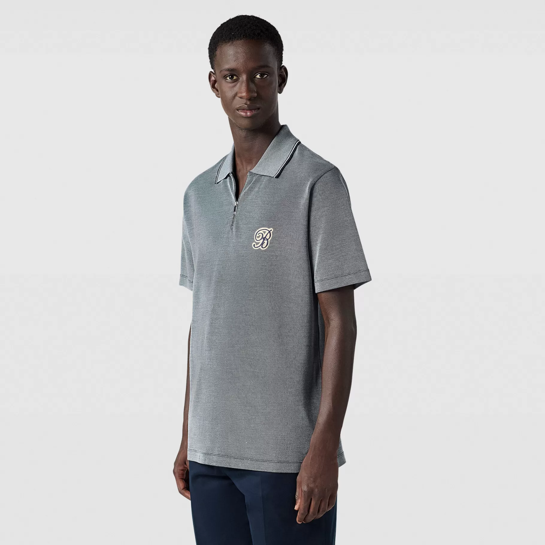 Active Polo Piqué Changeant Zippé | Berluti Sale