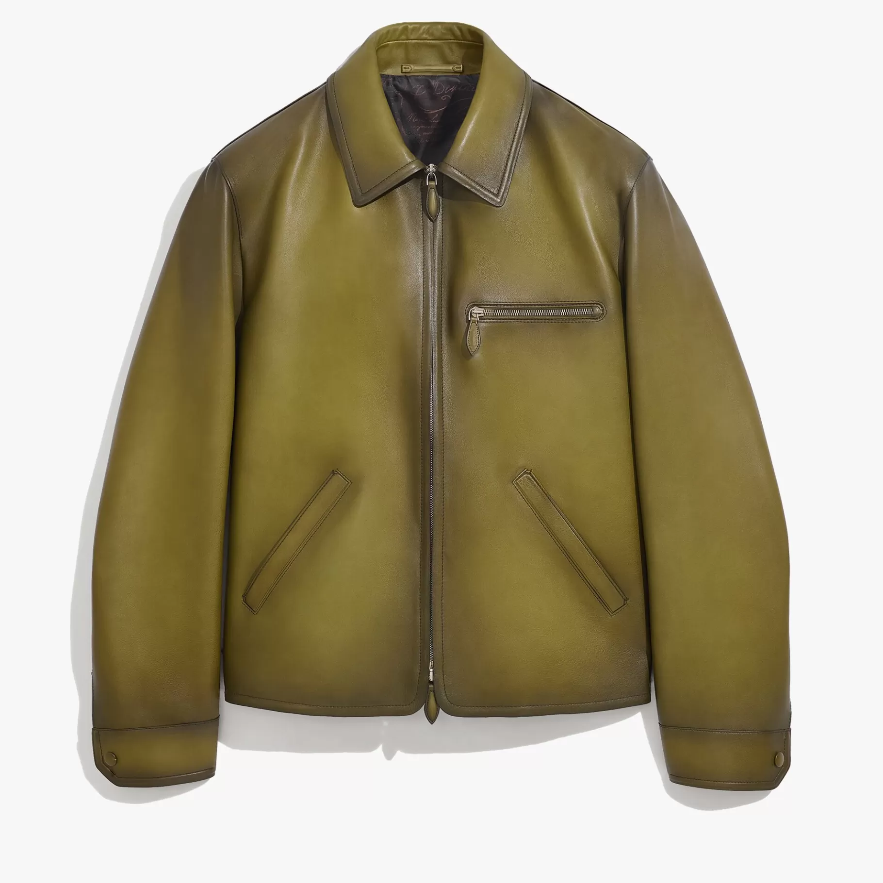 Blouson 1 Jour en Cuir Patiné | Berluti Flash Sale