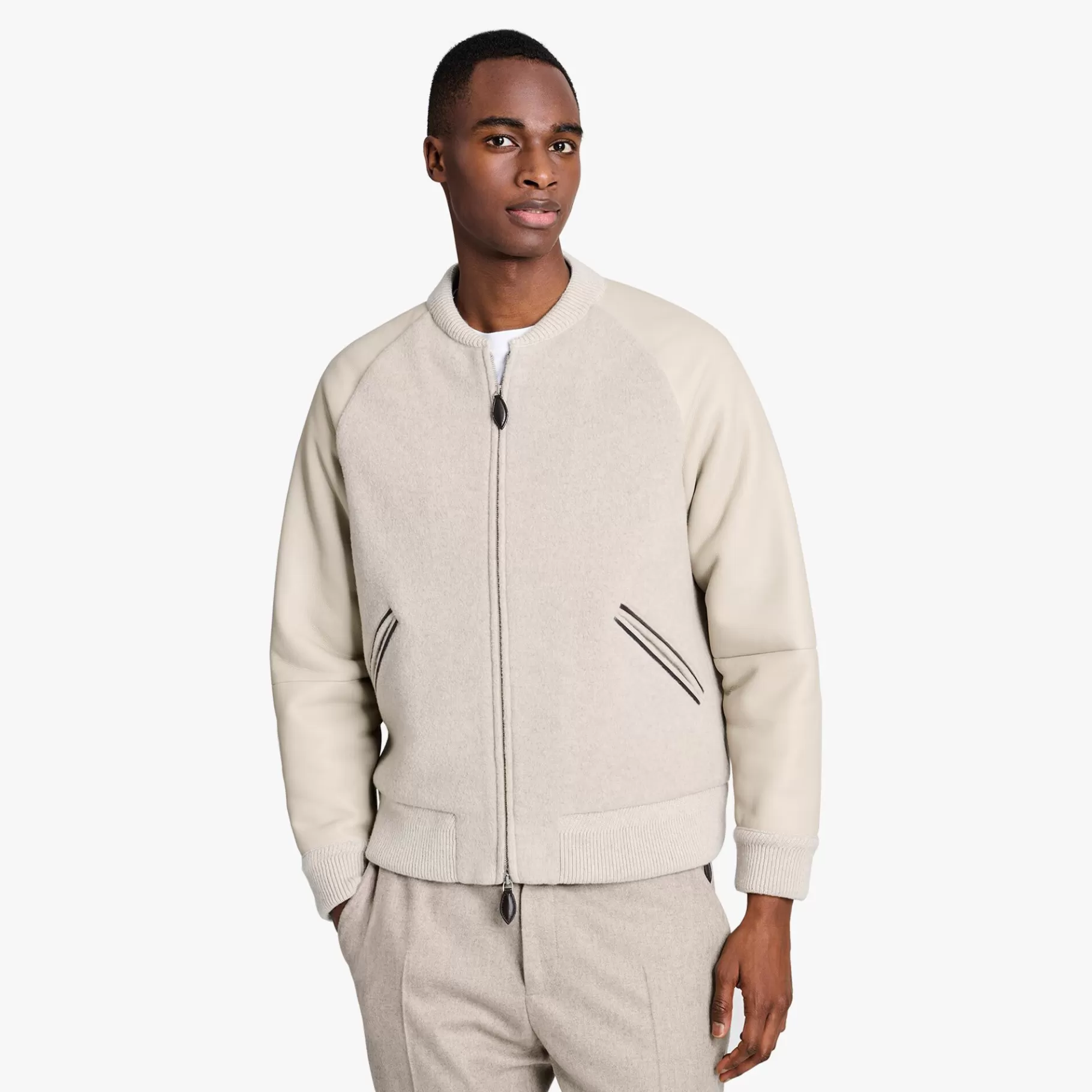 Blouson En Cachemire Avec Manches En Shearling | Berluti Best