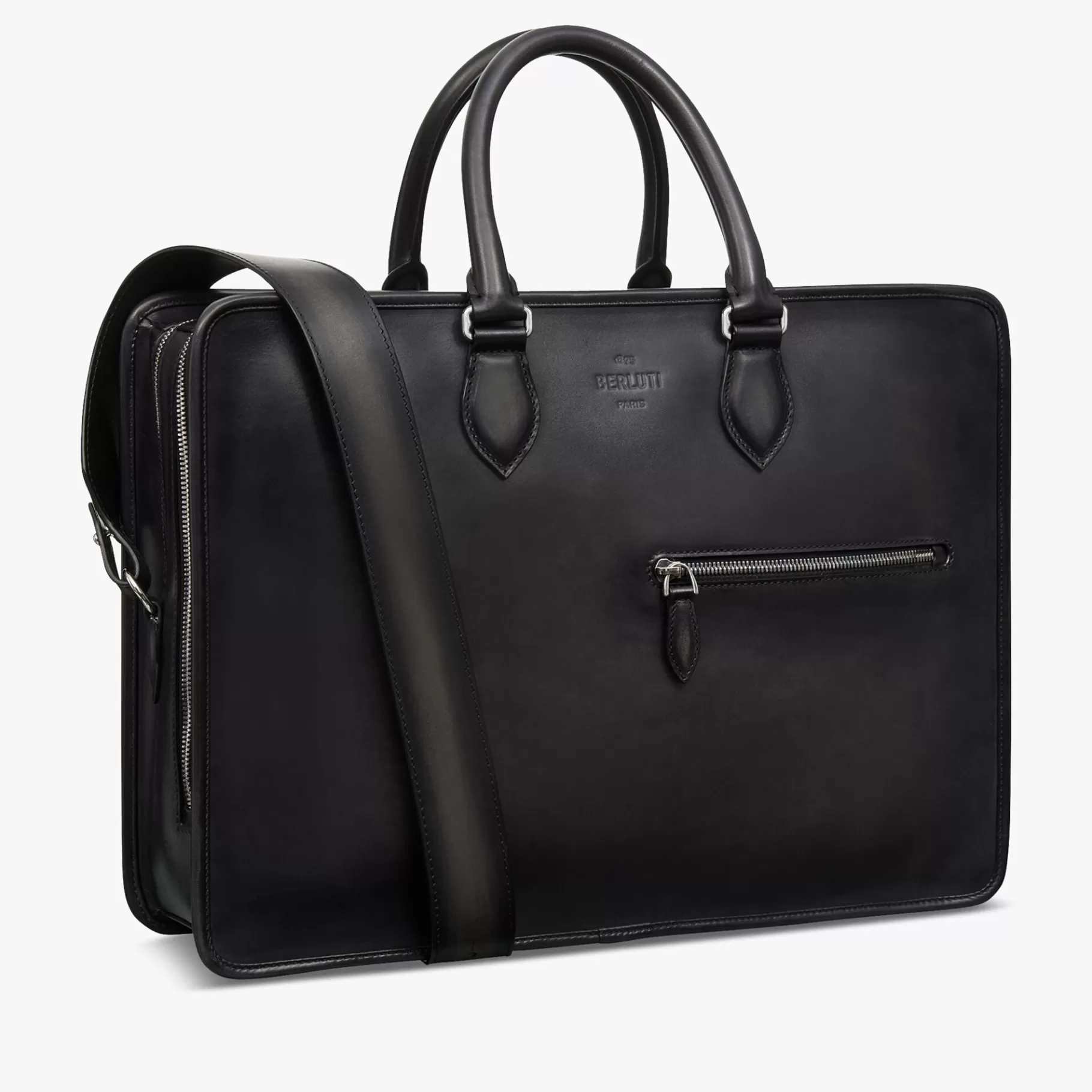 Cartable Deux Jours En Cuir | Berluti Best Sale