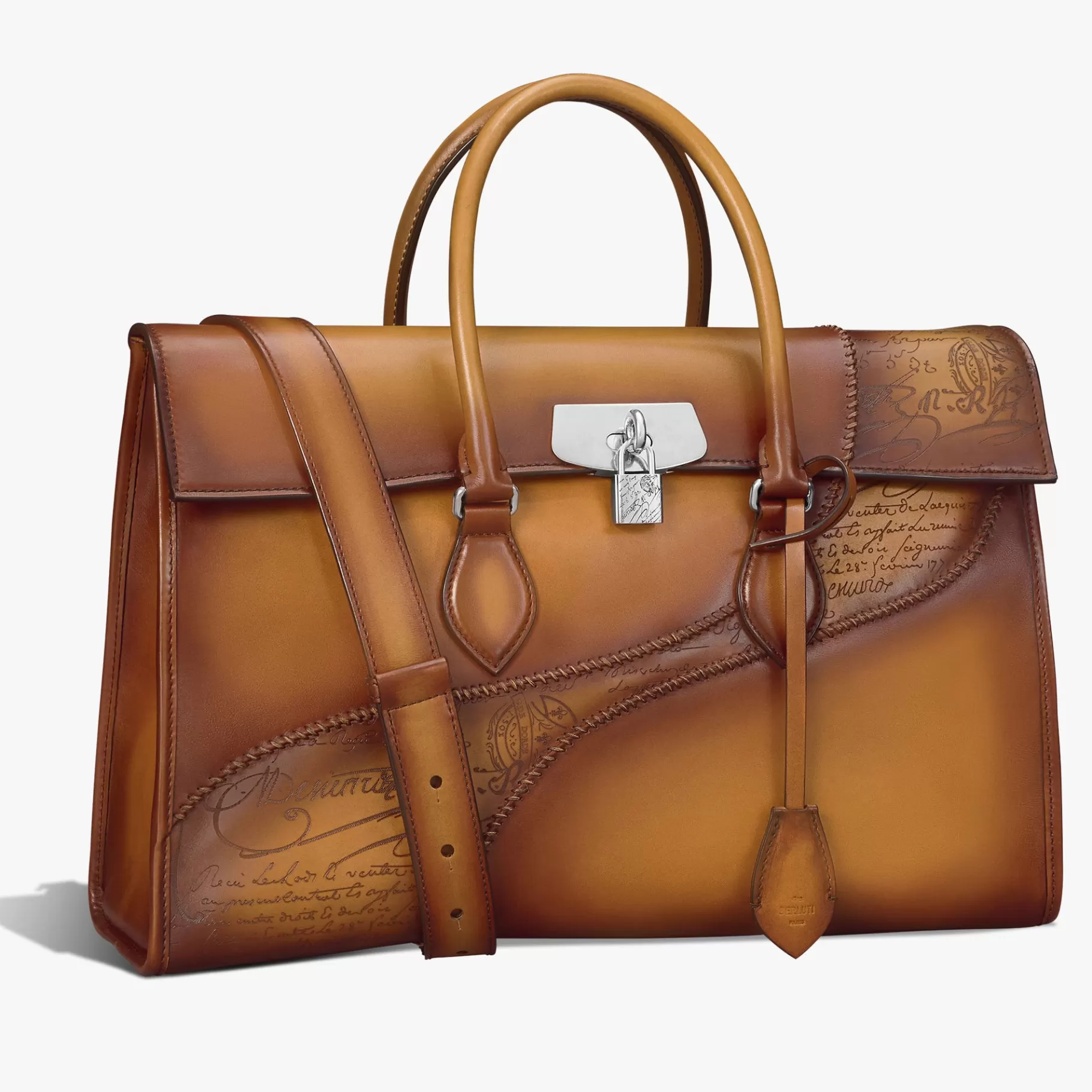 Cartable E’mio en cuir Scritto | Berluti Outlet