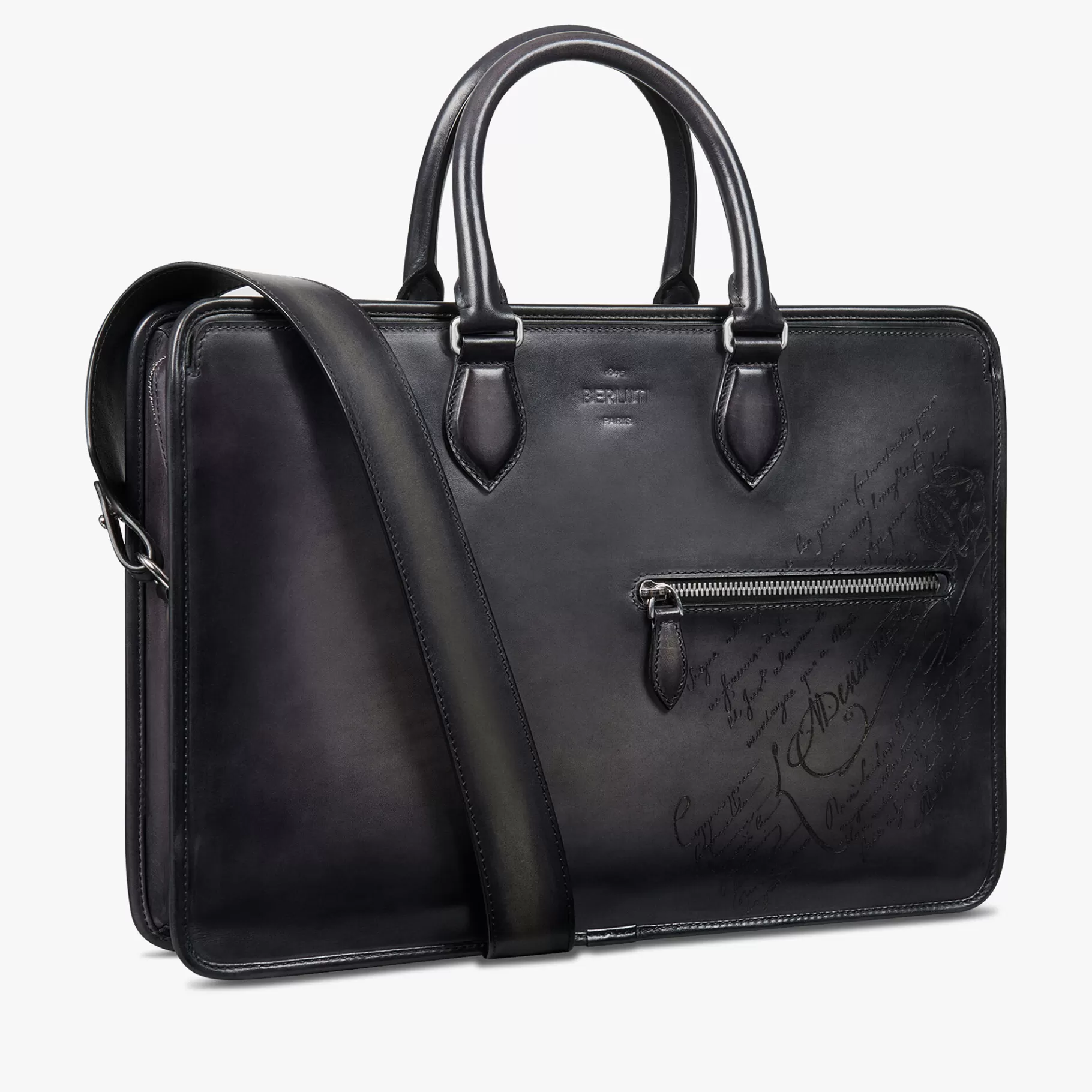 Cartable Un Jour En Cuir Scritto | Berluti Online