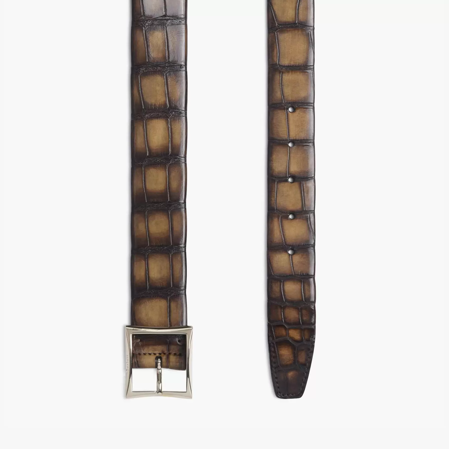 Ceinture Classic En Cuir D'Alligator - 35mm | Berluti Cheap