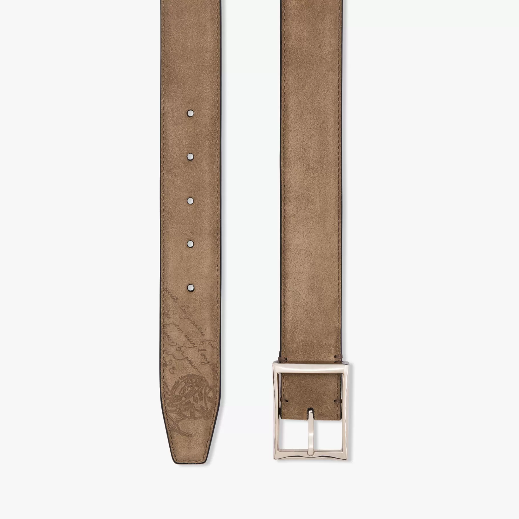 Ceinture Classic 35mm En Cuir Camoscio Scritto | Berluti Flash Sale