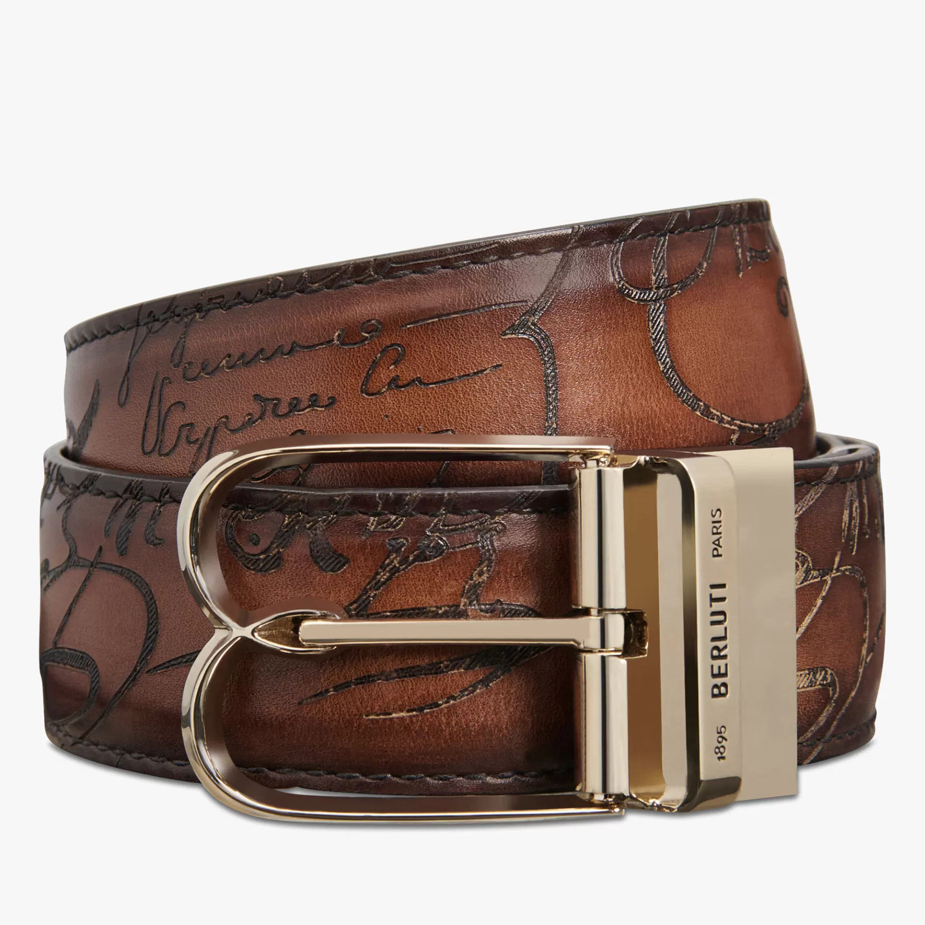 Ceinture Réversible B Volute 35 Mm En Cuir Scritto | Berluti Store