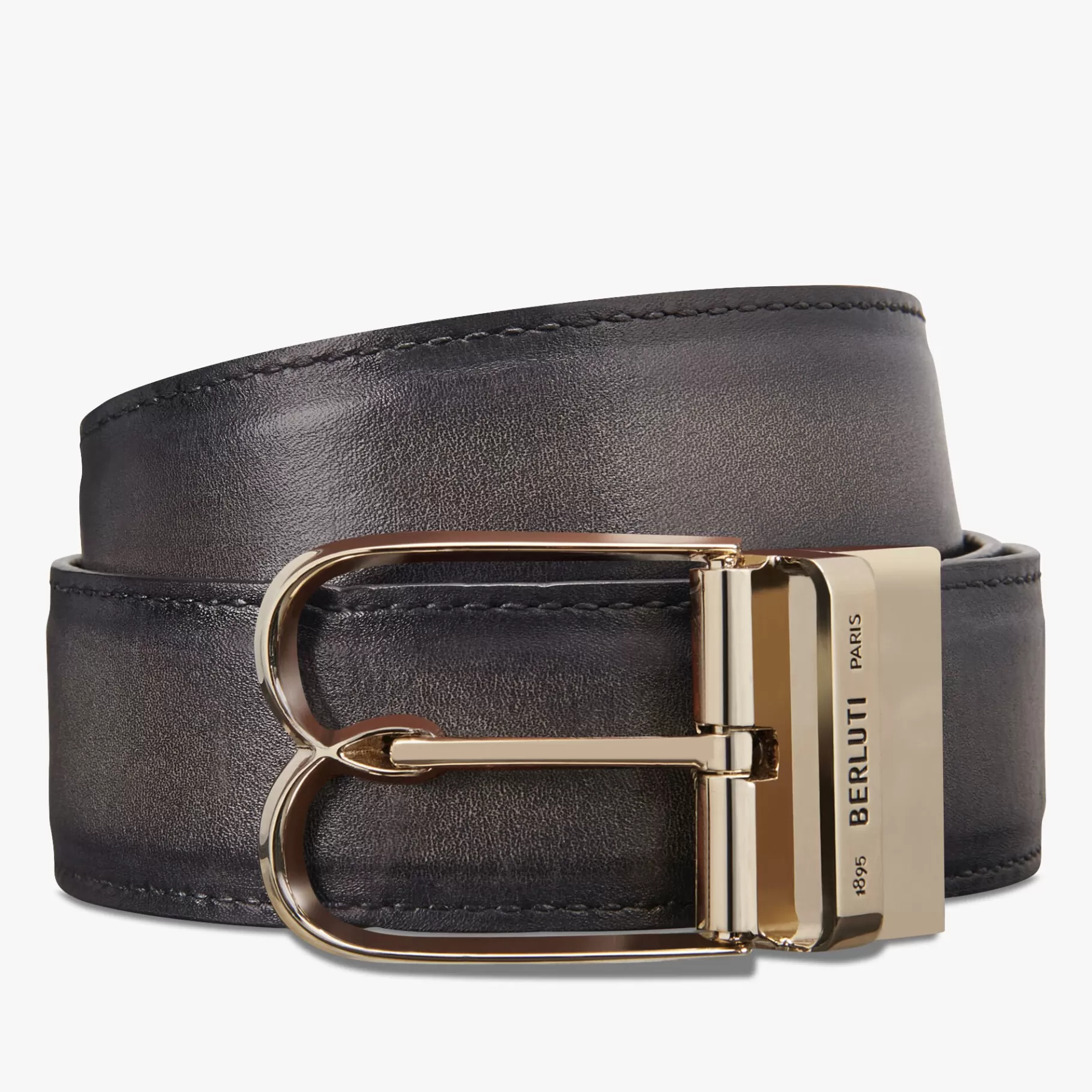 Ceinture Réversible B Volute 35 Mm En Cuir Scritto | Berluti Store