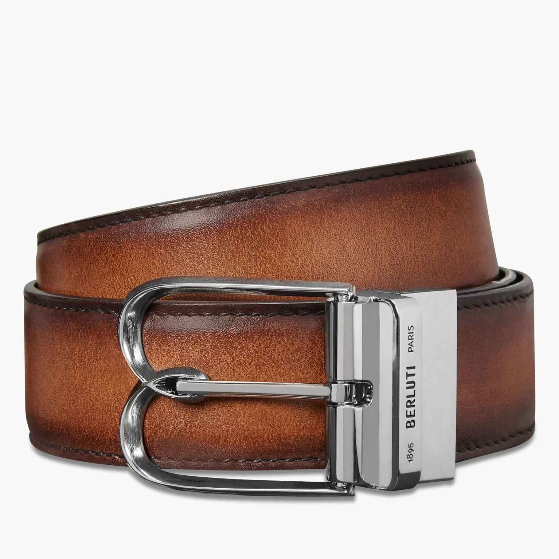 Ceinture Réversible B Volute 35 Mm En Cuir Scritto | Berluti Clearance