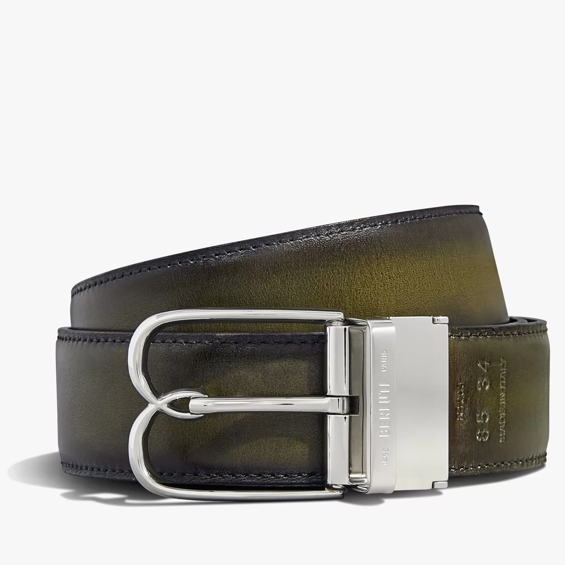 Ceinture Réversible B Volute 35Mm En Cuir Scritto | Berluti Flash Sale