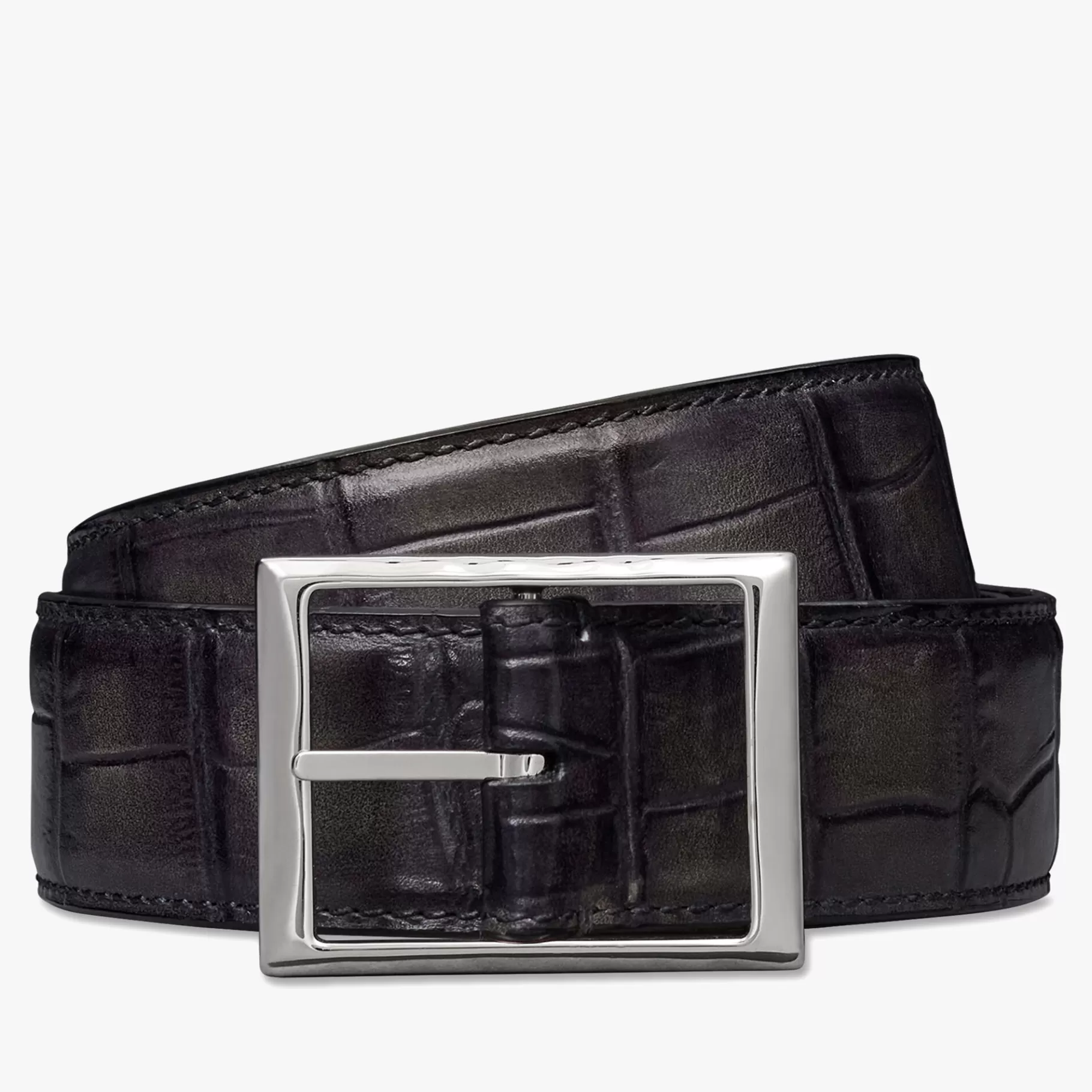 Ceinture Réversible Classic 35MM En Cuir d'Alligator | Berluti Cheap