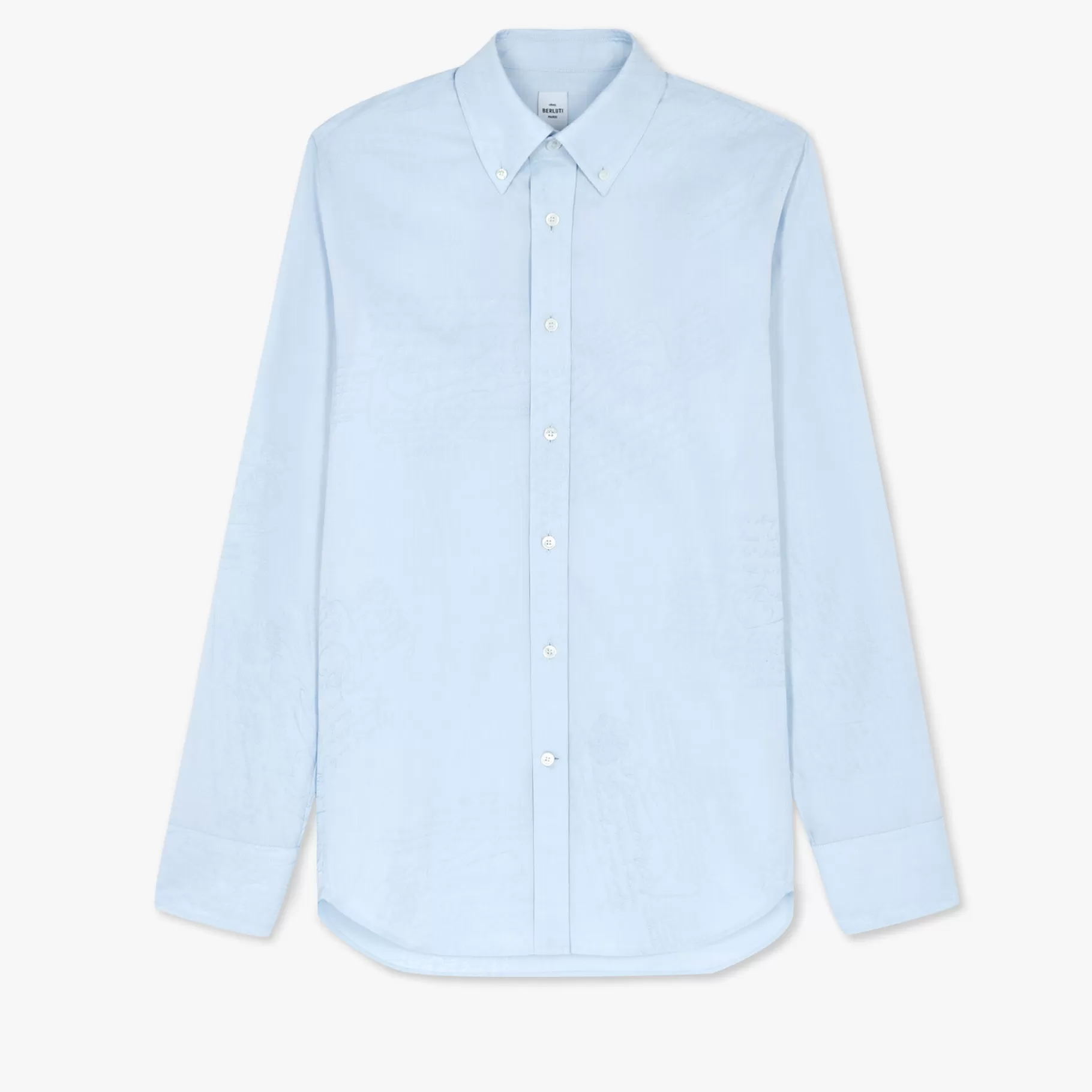 Chemise Alessandro À Col Boutonné En Coton Scritto | Berluti Flash Sale