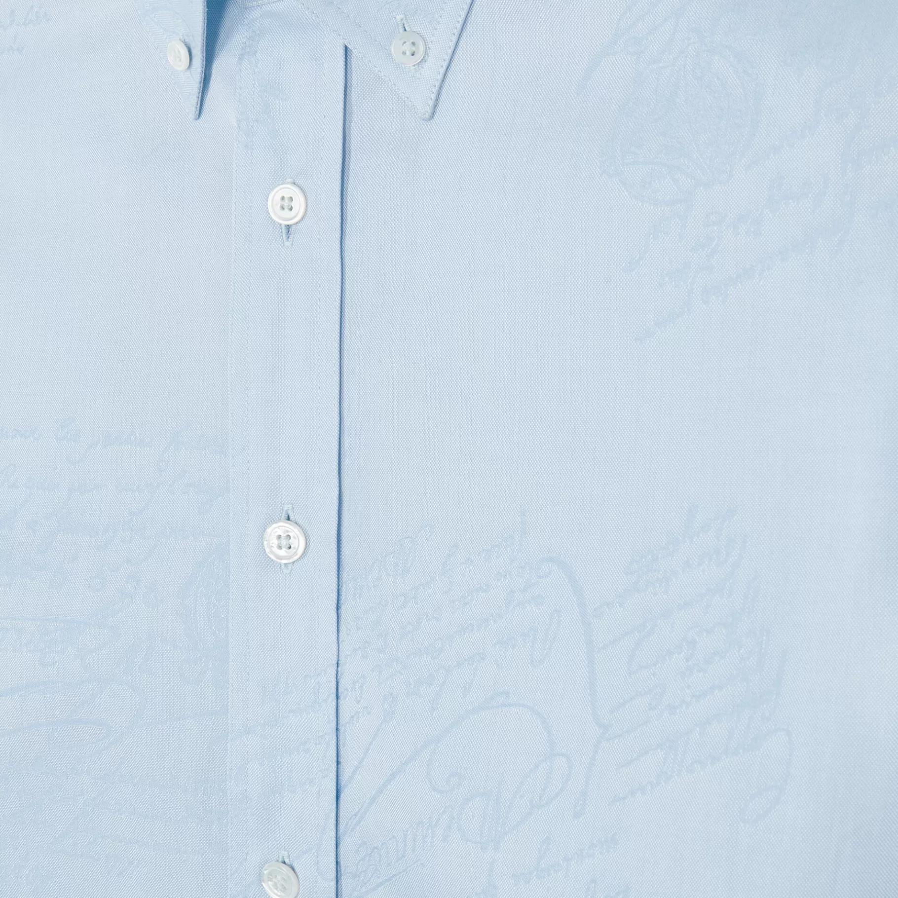 Chemise Alessandro À Col Boutonné En Coton Scritto | Berluti Flash Sale