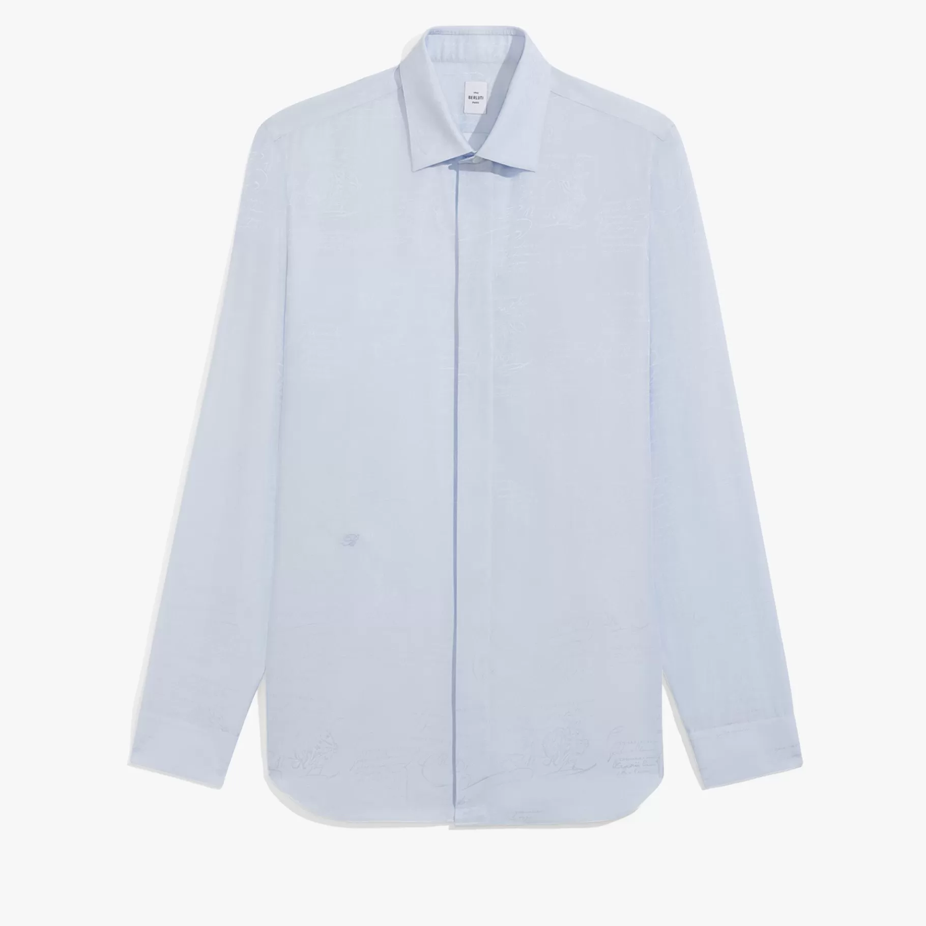 Chemise Andy En Coton Et Soie Scritto | Berluti Flash Sale