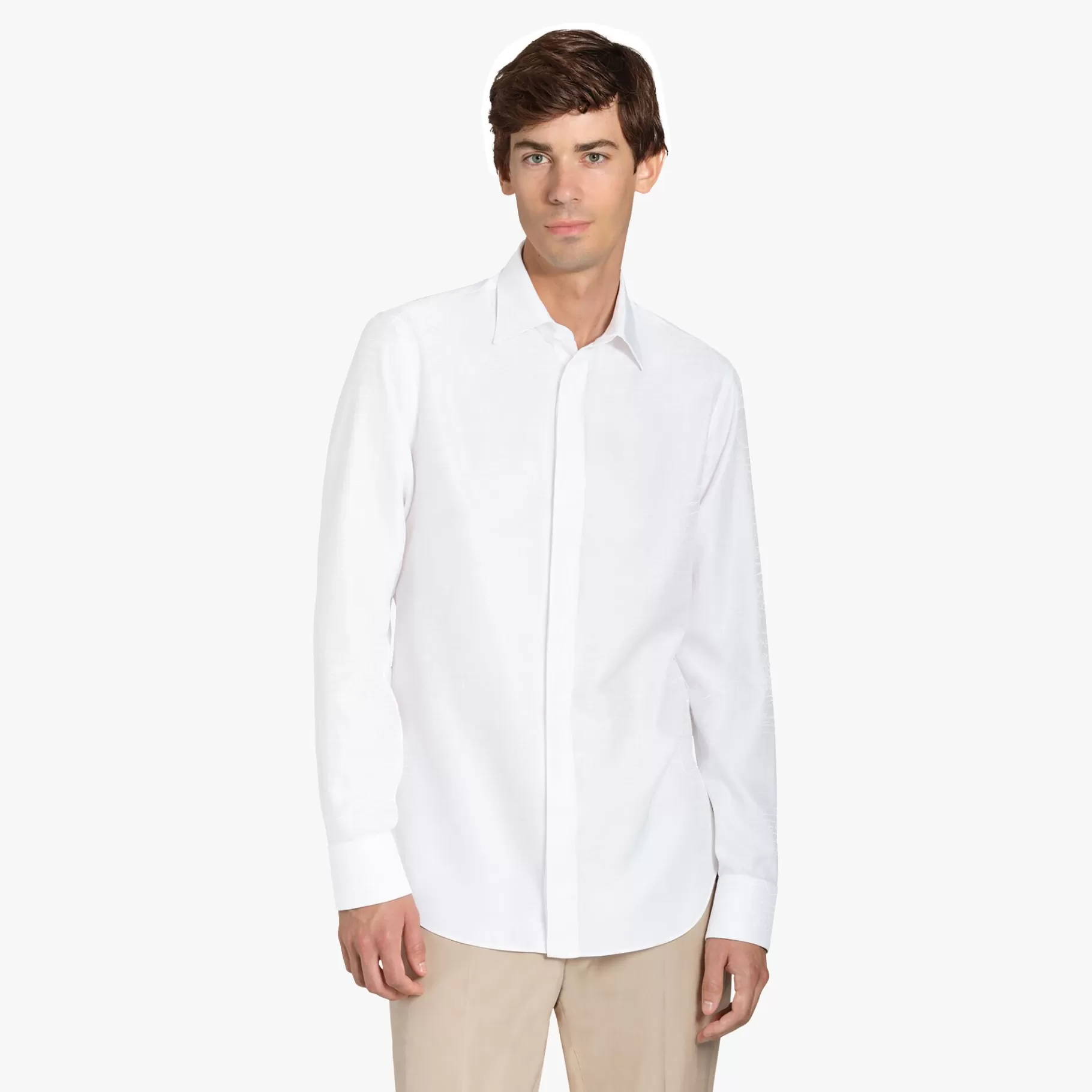 Chemise Andy En Coton Et Soie Scritto | Berluti Fashion