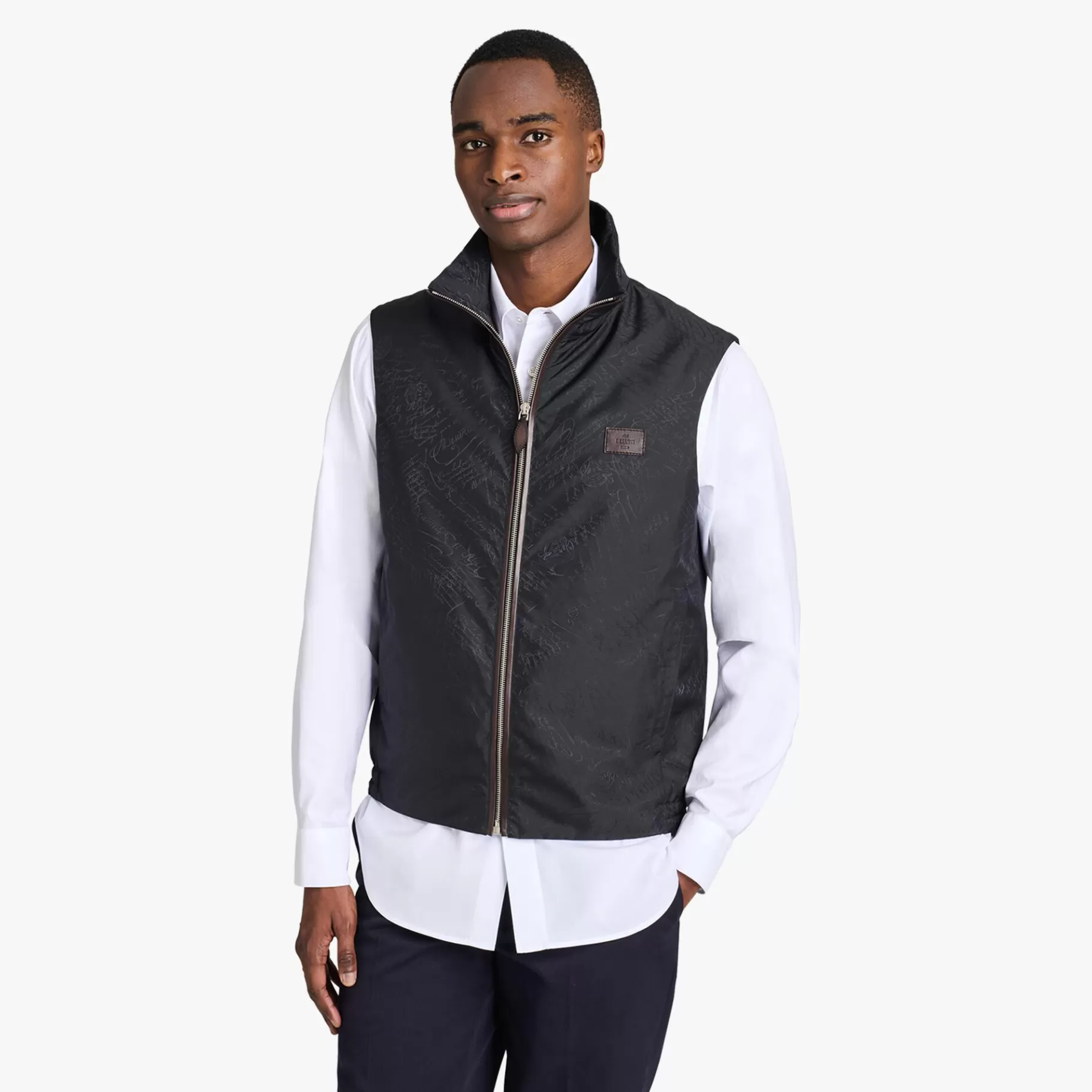 Gilet Sans Manches En Nylon Scritto | Berluti Flash Sale