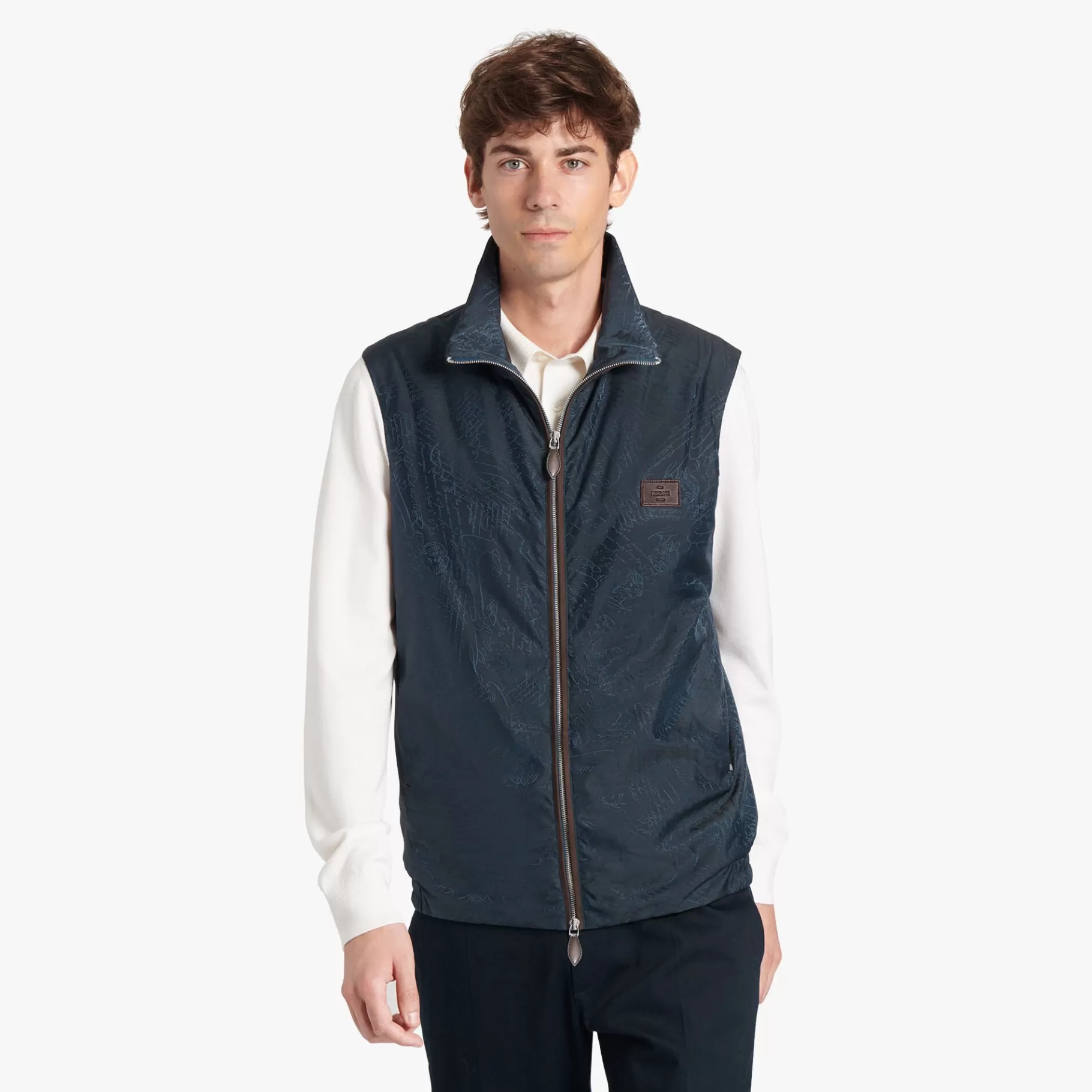 Gilet Sans Manches En Nylon Scritto | Berluti Shop