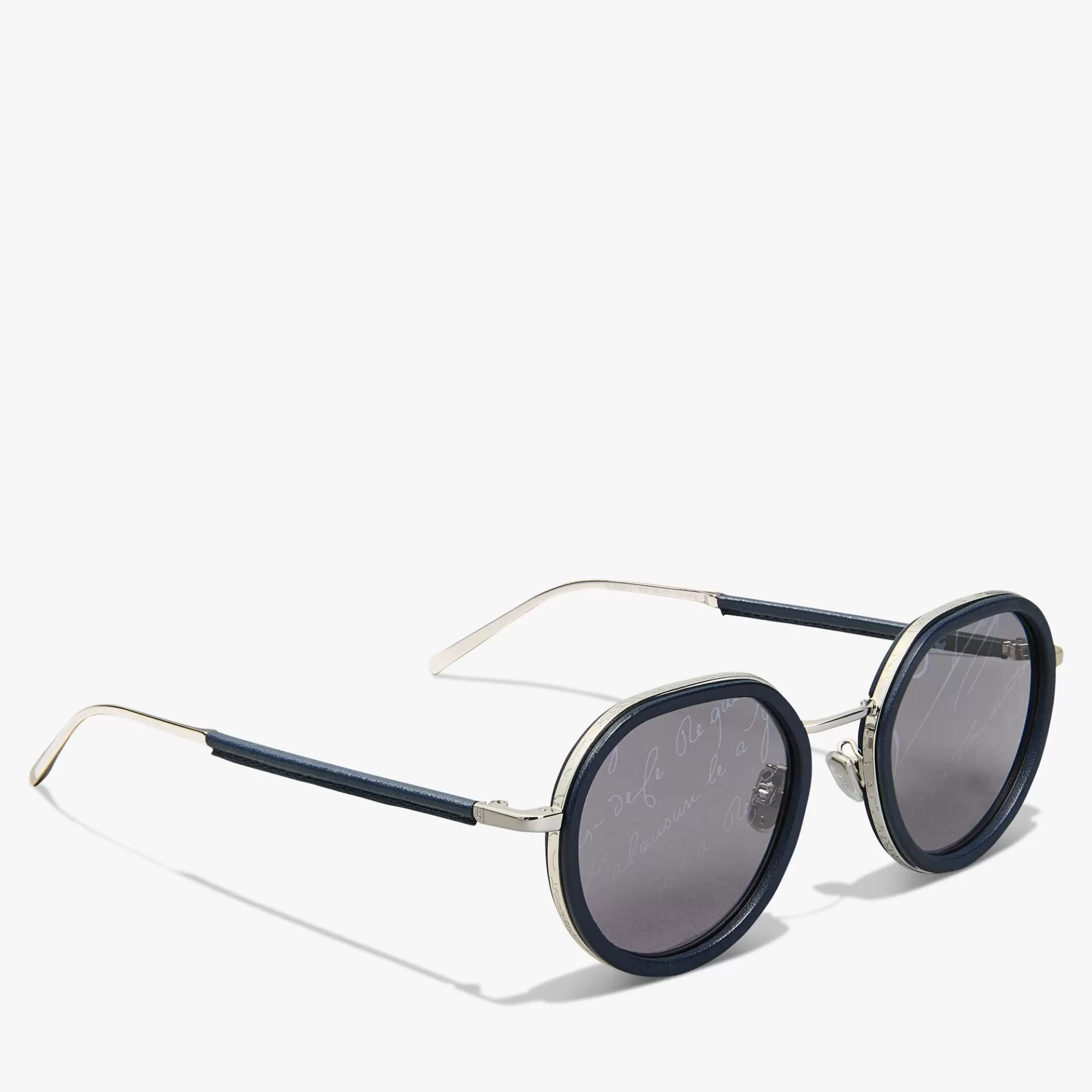 Lunettes De Soleil Centaury En Métal Et Cuir | Berluti Shop