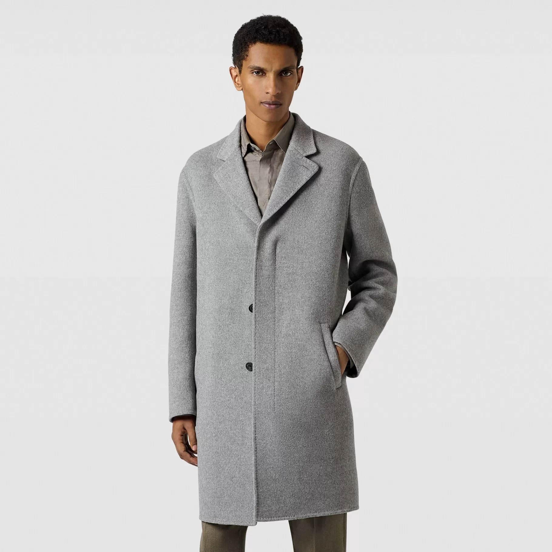 Manteau en Laine et Cachemire Double Face | Berluti Outlet