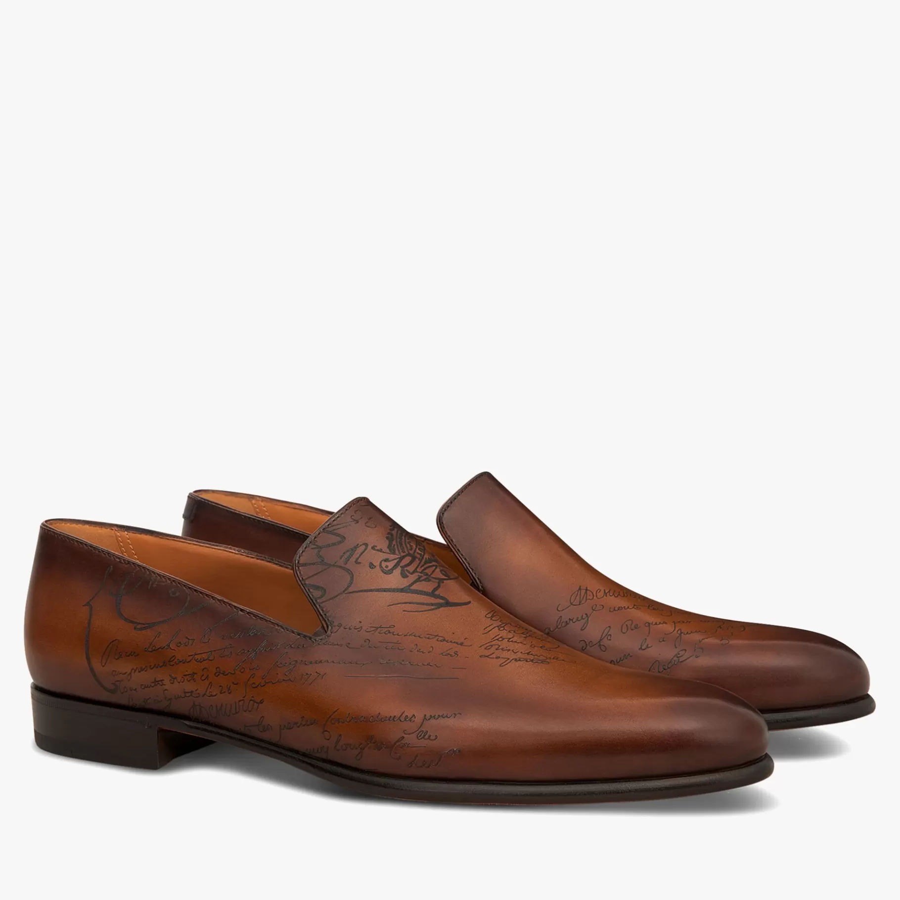 Mocassin Cursive Galet En Cuir Scritto | Berluti Online