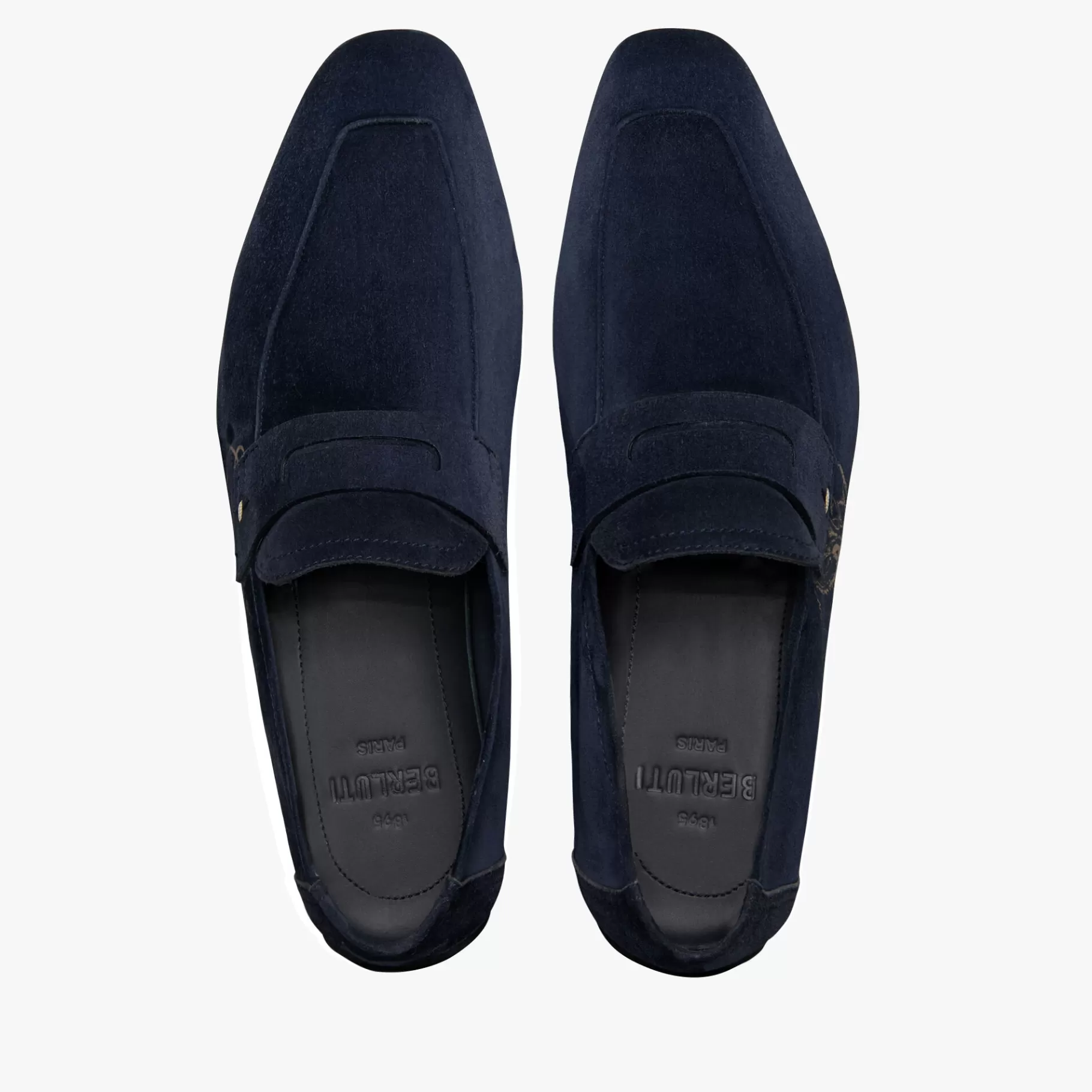 Mocassin Lorenzo Drive En Cuir De Veau Camoscio Scritto | Berluti Clearance