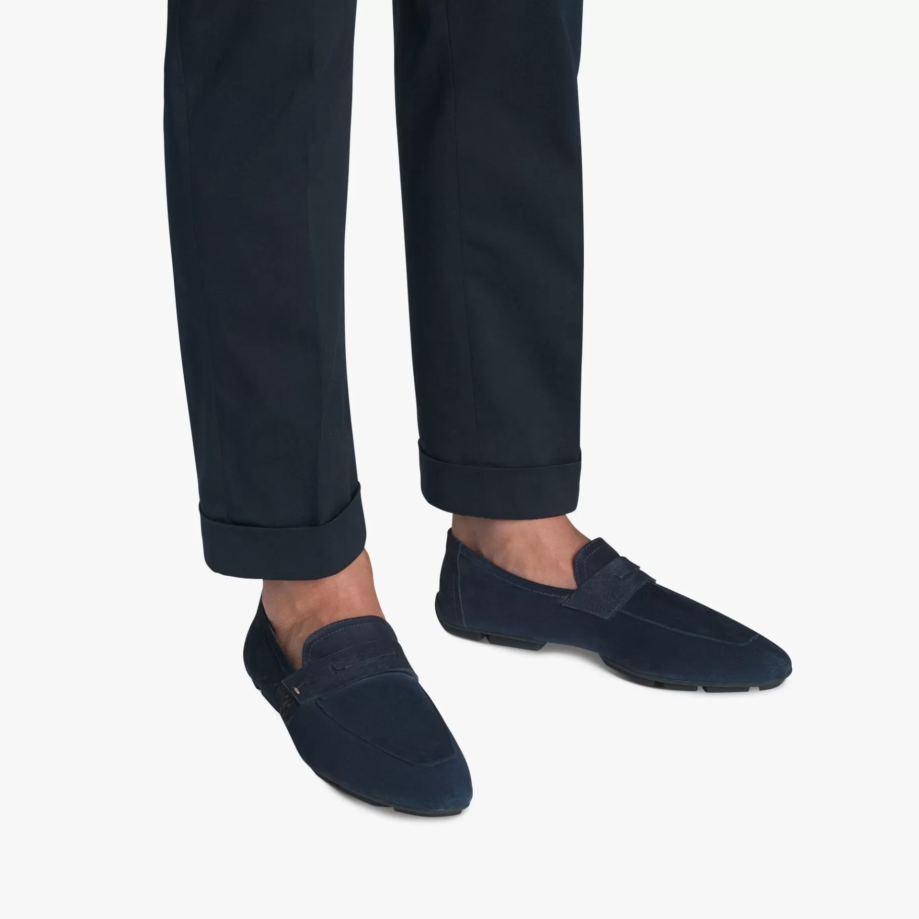 Mocassin Lorenzo Drive En Cuir De Veau Camoscio Scritto | Berluti Clearance
