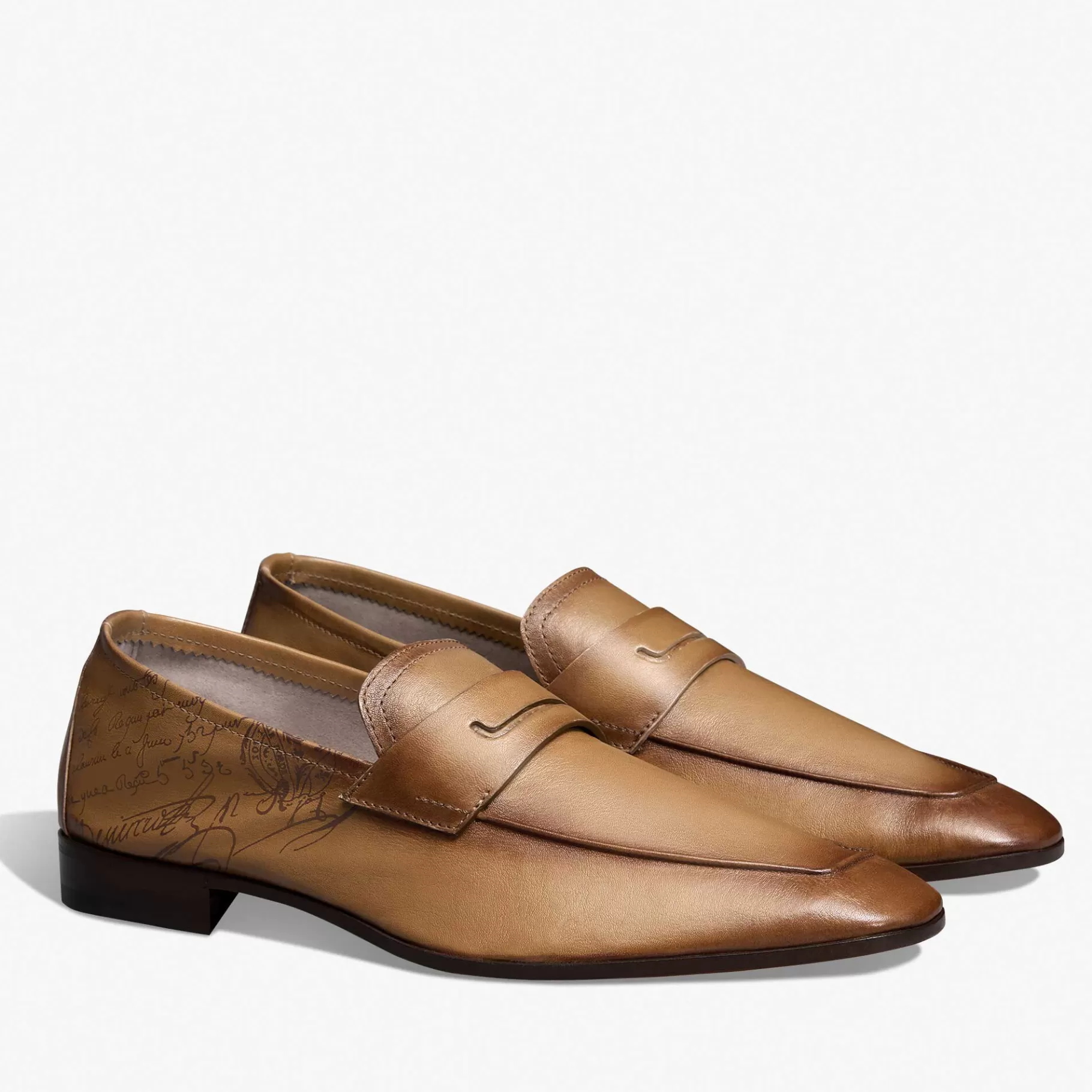 Mocassin Lorenzo En Cuir De Kangourou Scritto | Berluti Cheap