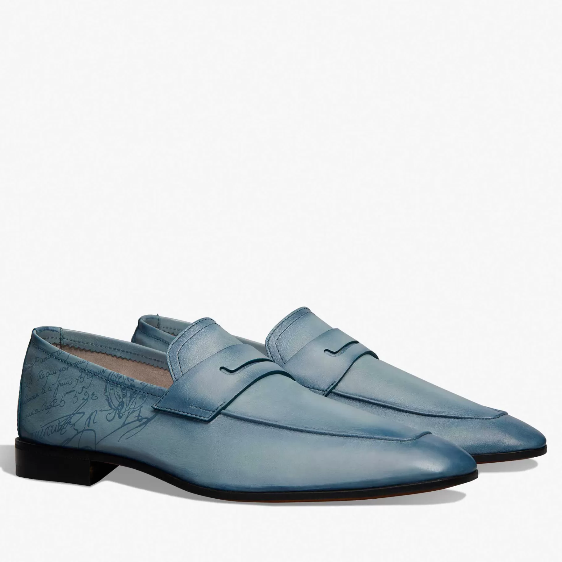 Mocassin Lorenzo En Cuir De Kangourou Scritto | Berluti Discount