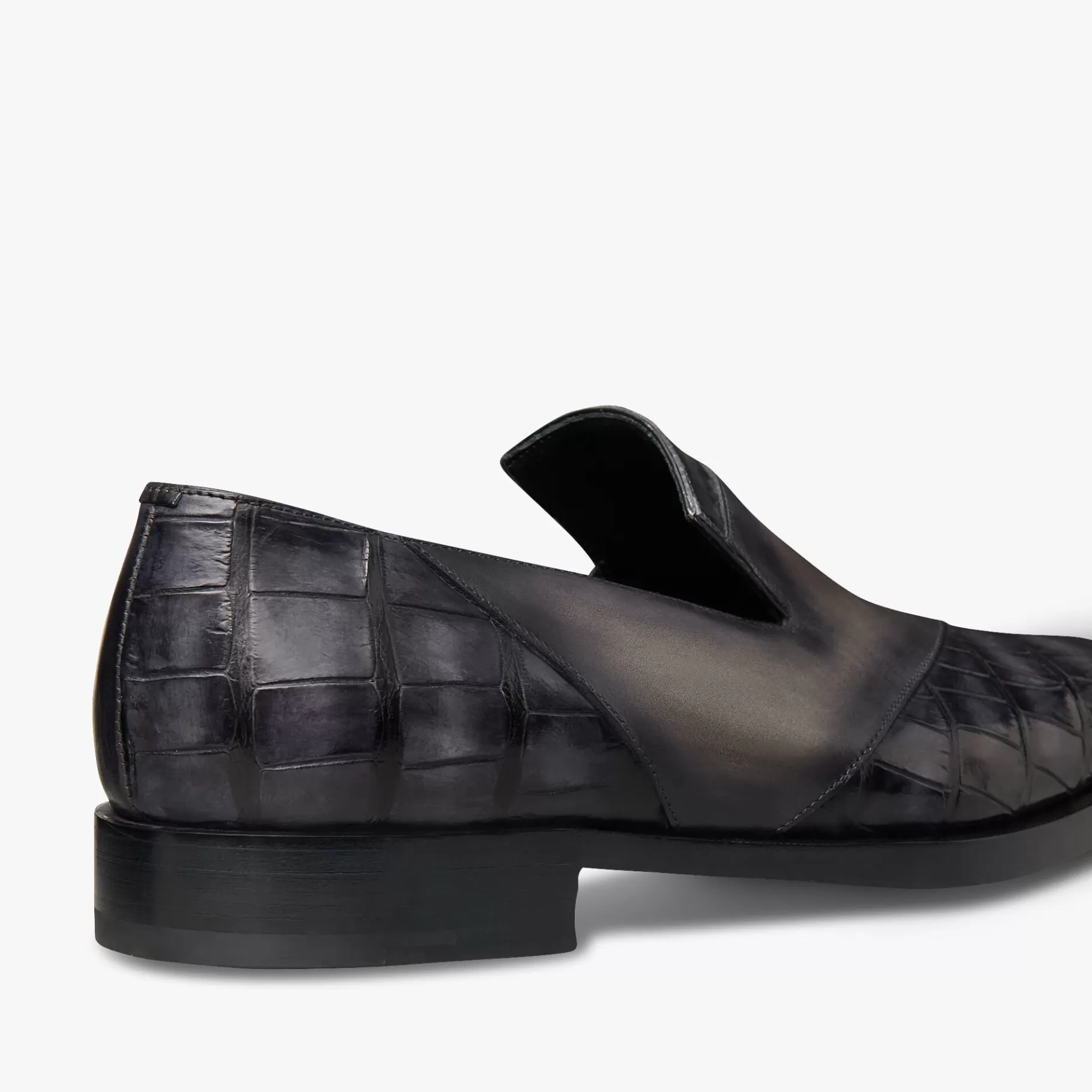 Mocassin Patchwork Démesure En Cuir et Cuir d’Alligator | Berluti New