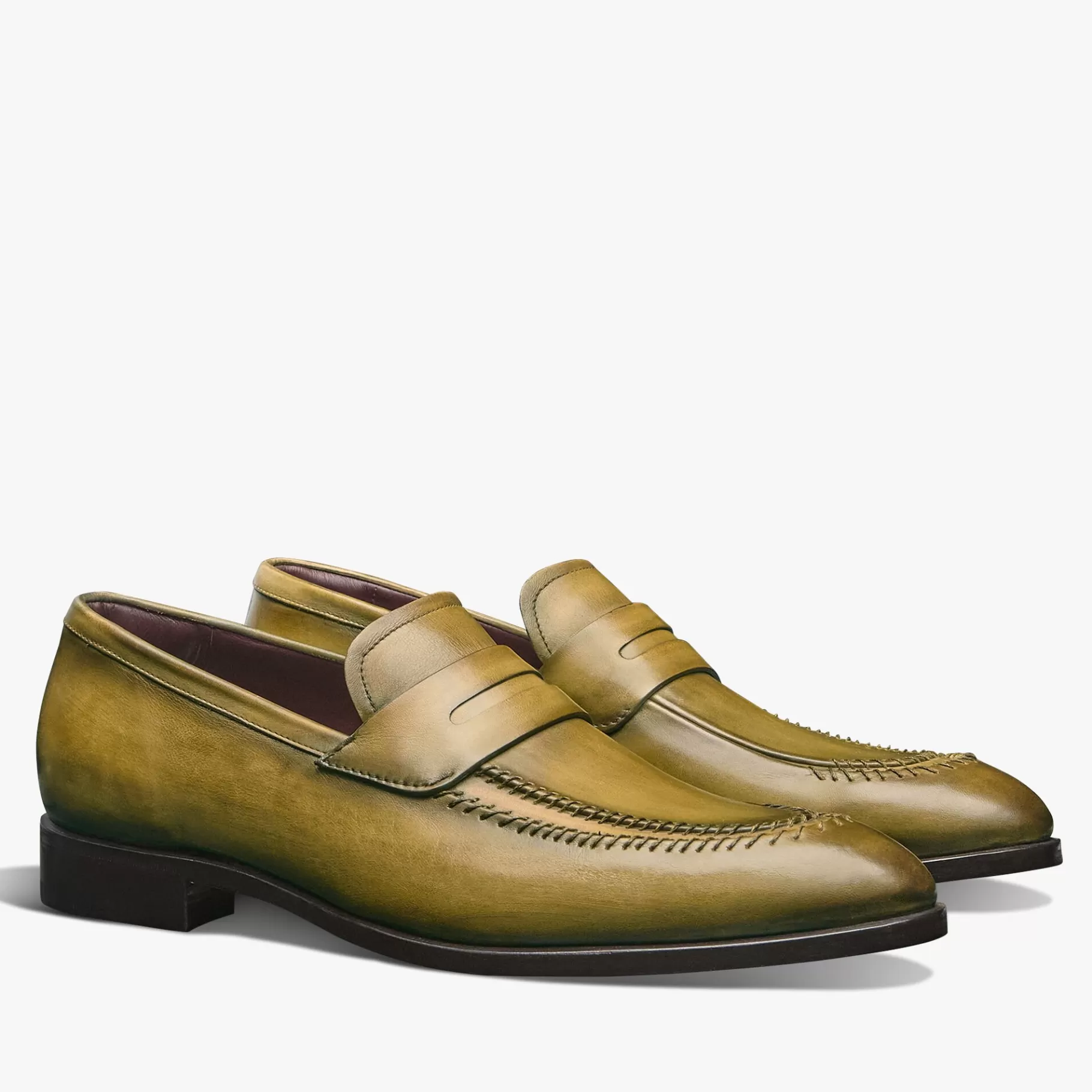 Mocassin Rapiécé-Reprisé en cuir | Berluti Store