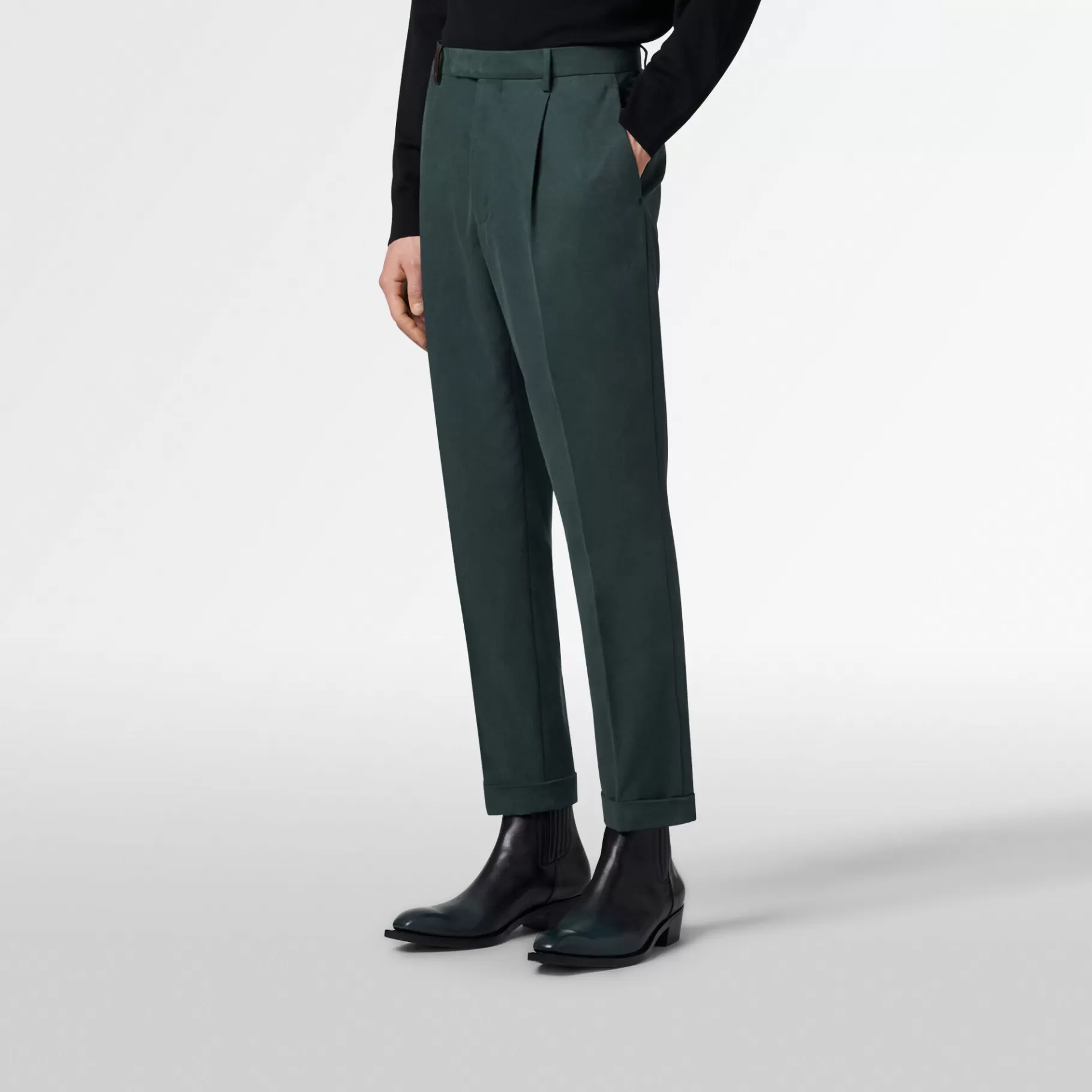 Pantalon avec Passant en Cuir | Berluti Sale