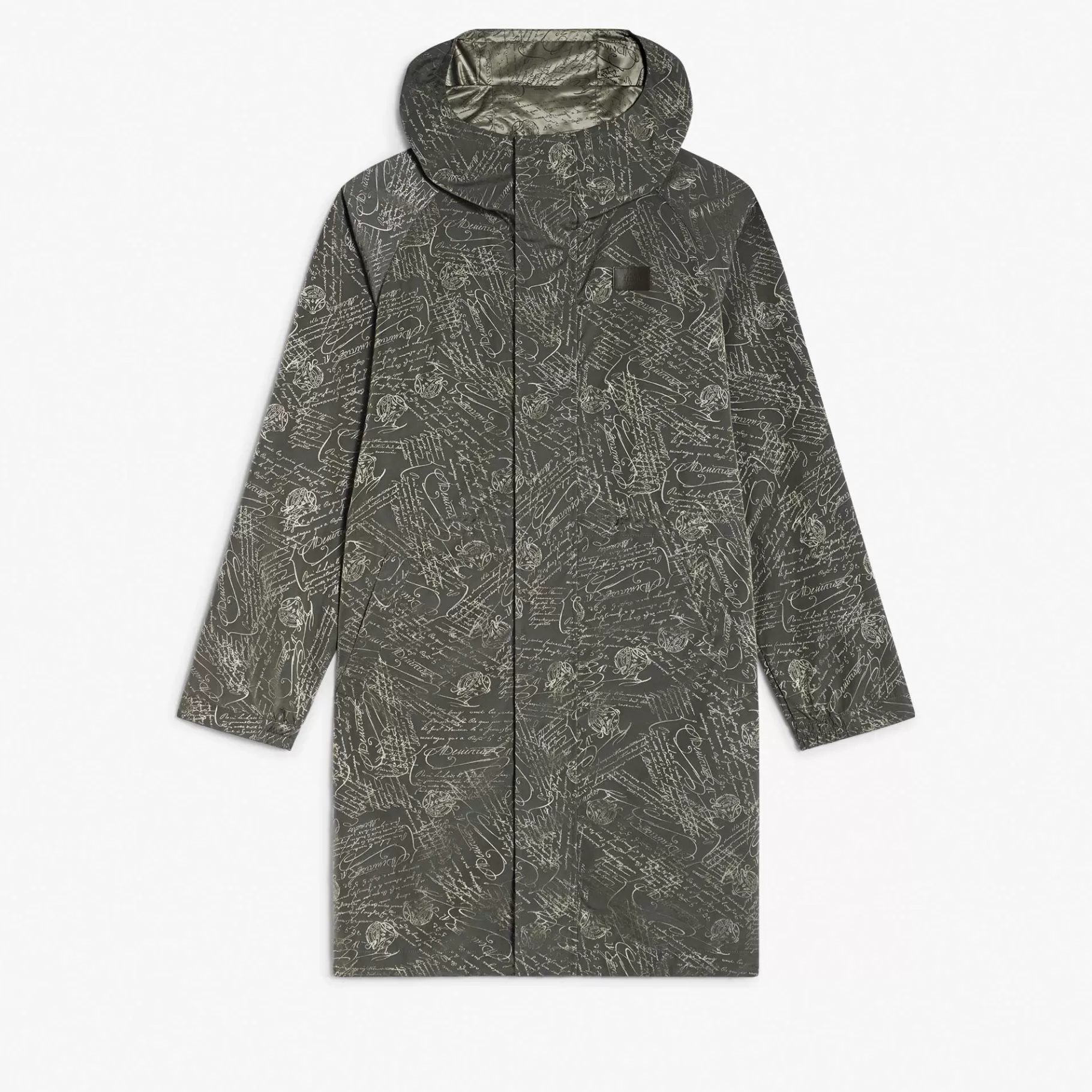 Parka Longue Et Pliable En Nylon Scritto | Berluti Hot