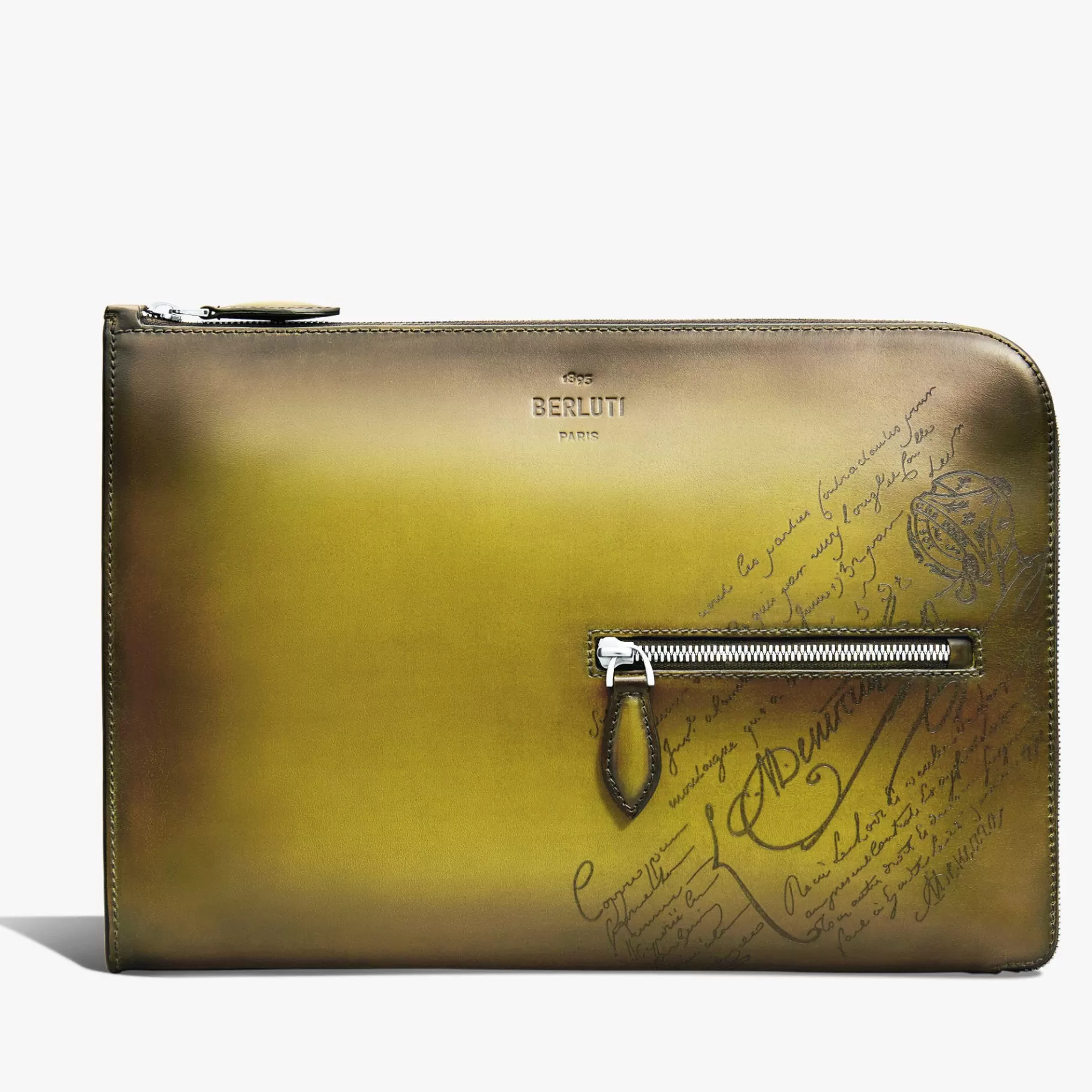 Pochette Nino Tgm En Cuir Scritto | Berluti Sale