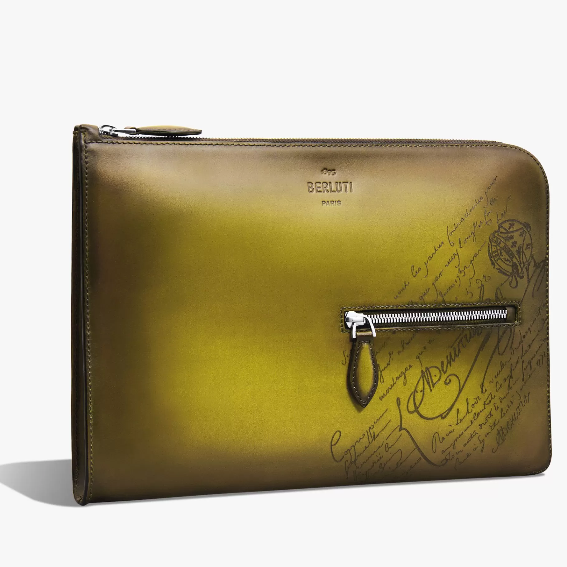 Pochette Nino Tgm En Cuir Scritto | Berluti Sale