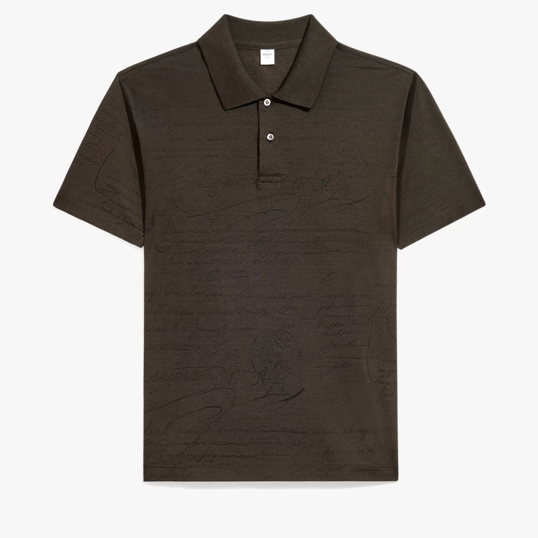 Polo Piqué en Jacquard Scritto | Berluti Flash Sale