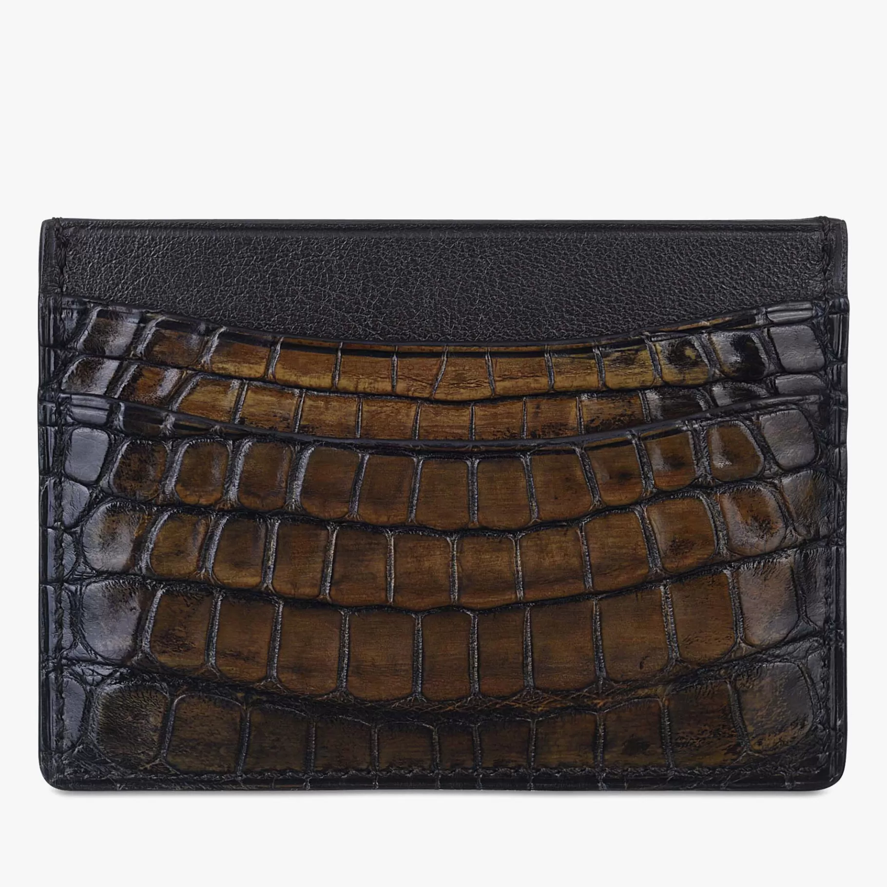 Porte-Cartes Bambou En Cuir D'Alligator | Berluti Cheap