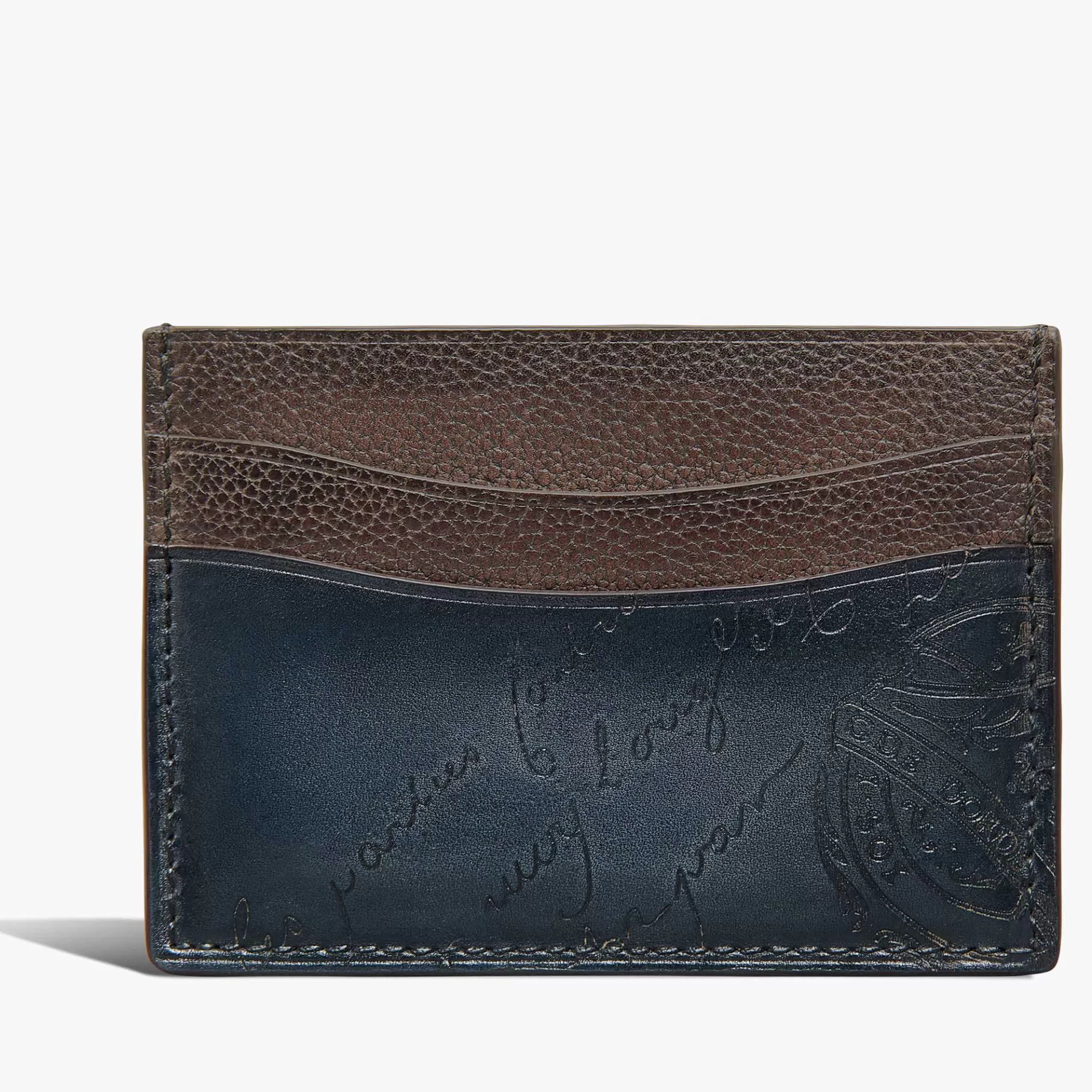 Porte-Cartes Bambou En Cuir Scritto | Berluti Cheap