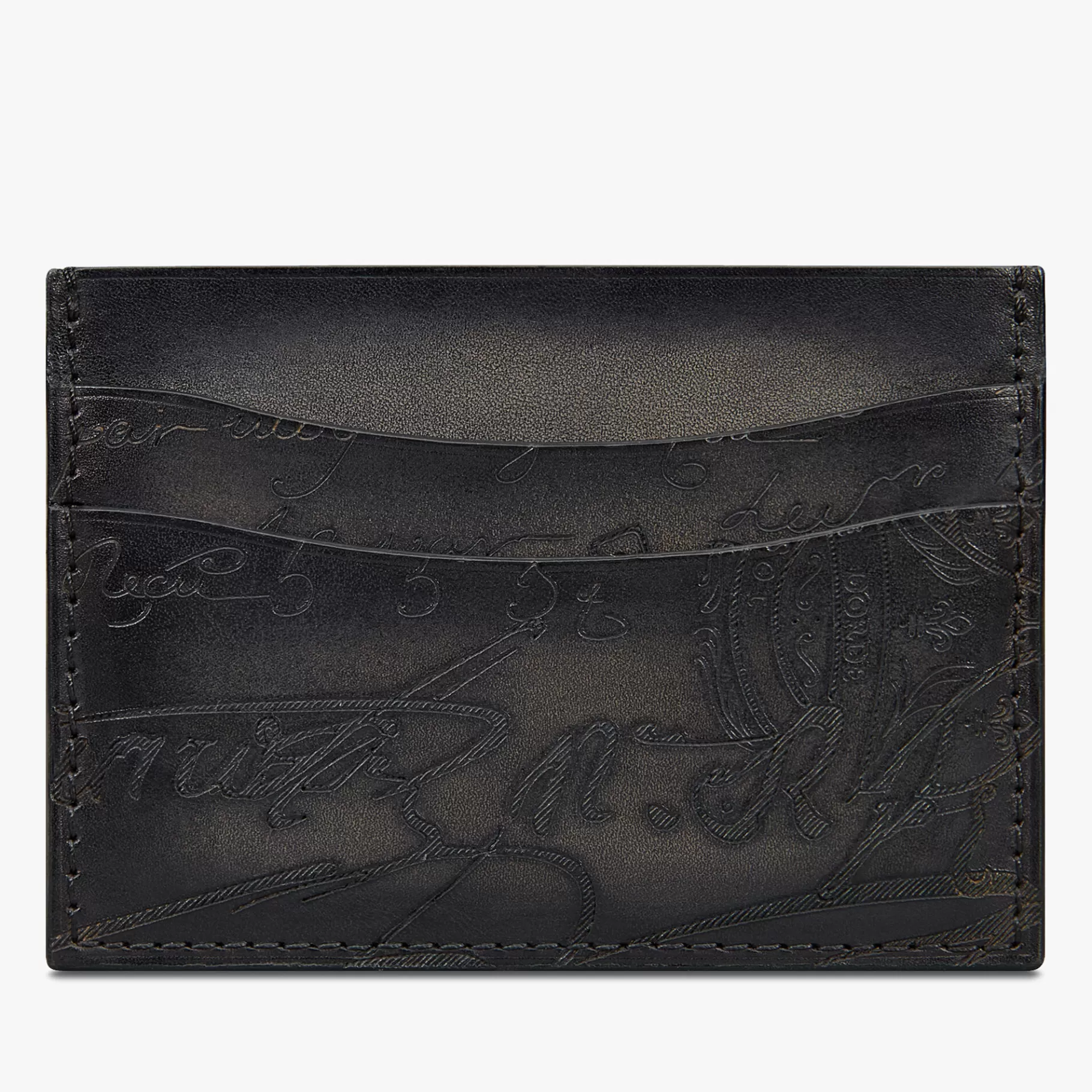 Porte-Cartes Bambou En Cuir Scritto | Berluti Store