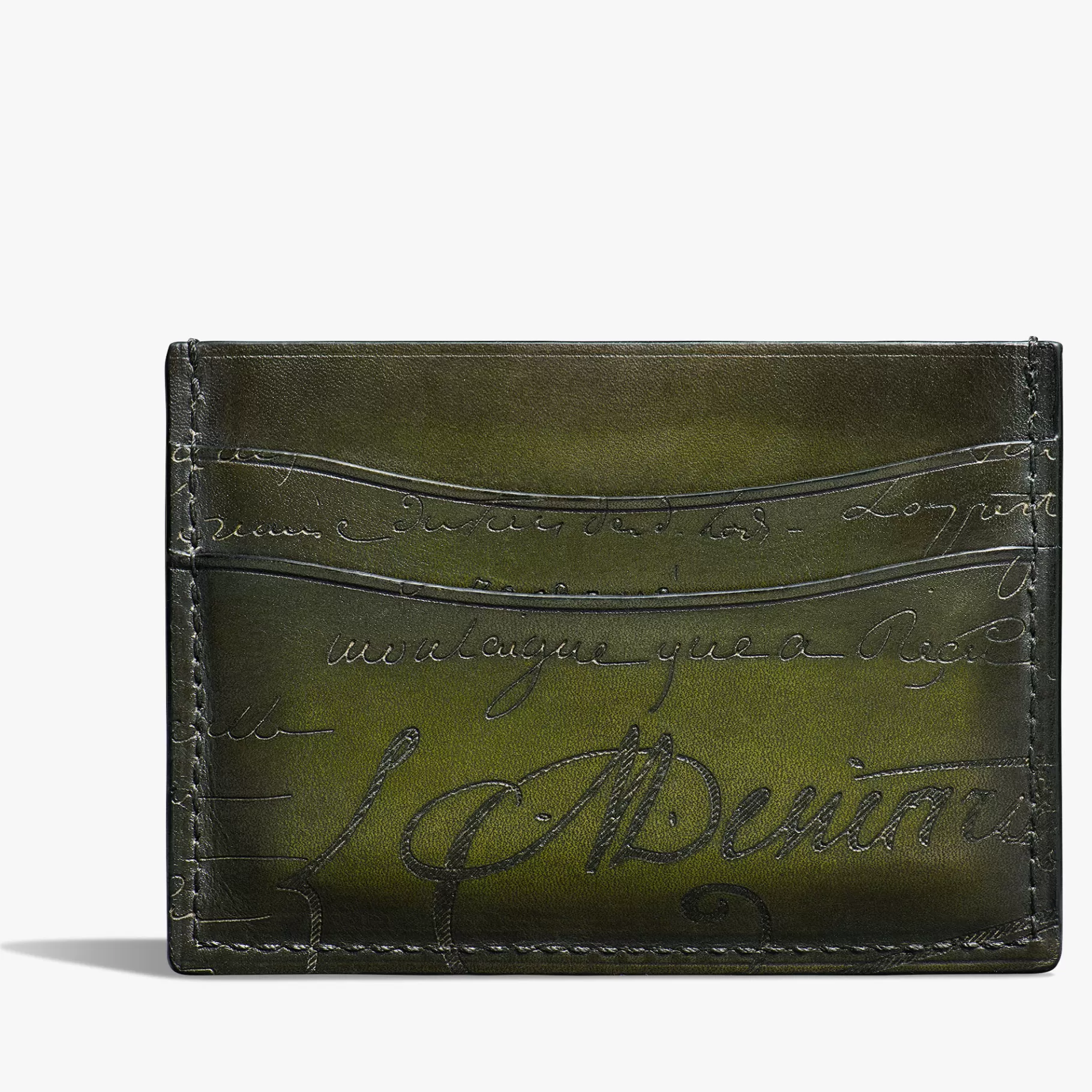 Porte-Cartes Bambou En Cuir Scritto | Berluti Outlet