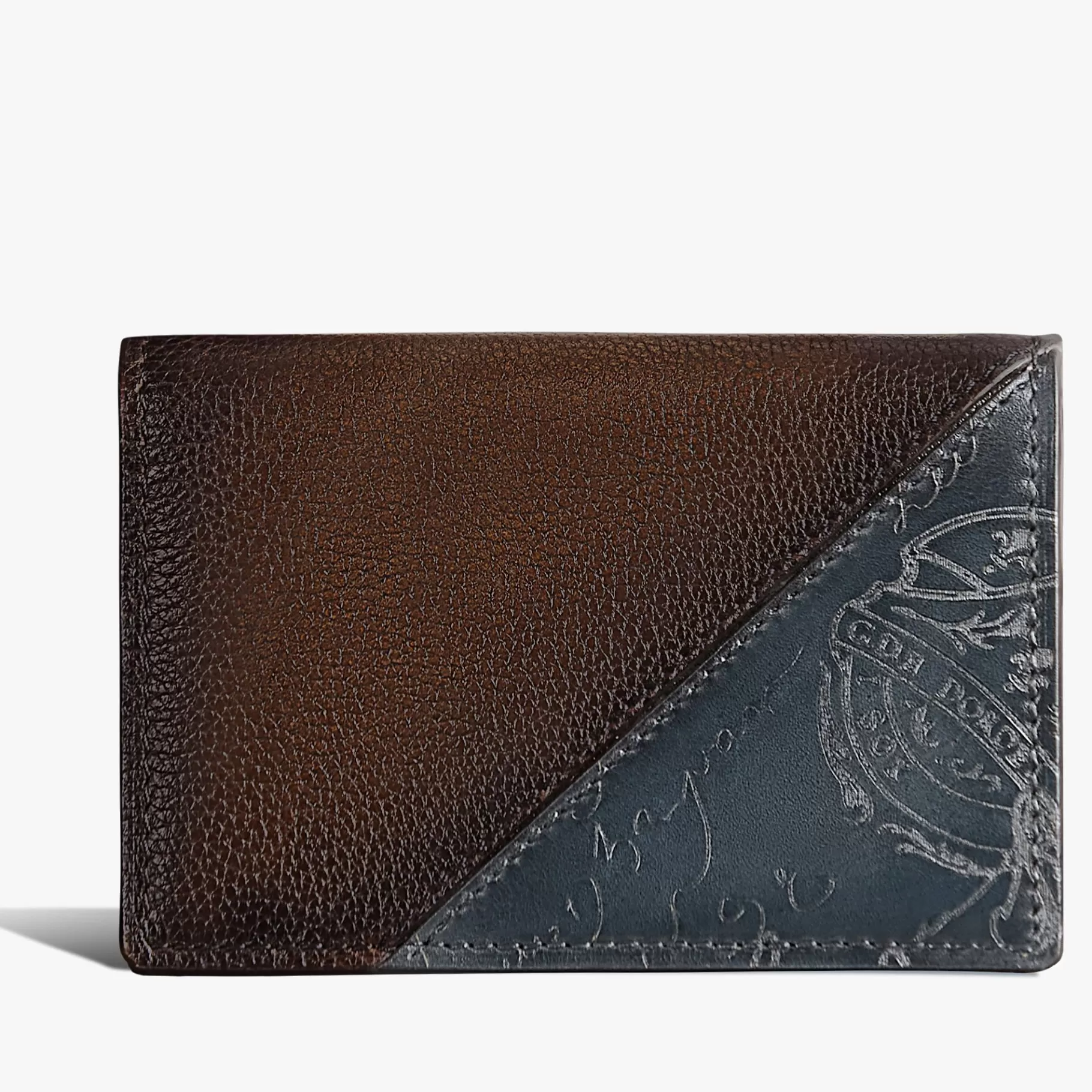 Porte-Cartes Imbuia En Cuir Scritto | Berluti Shop