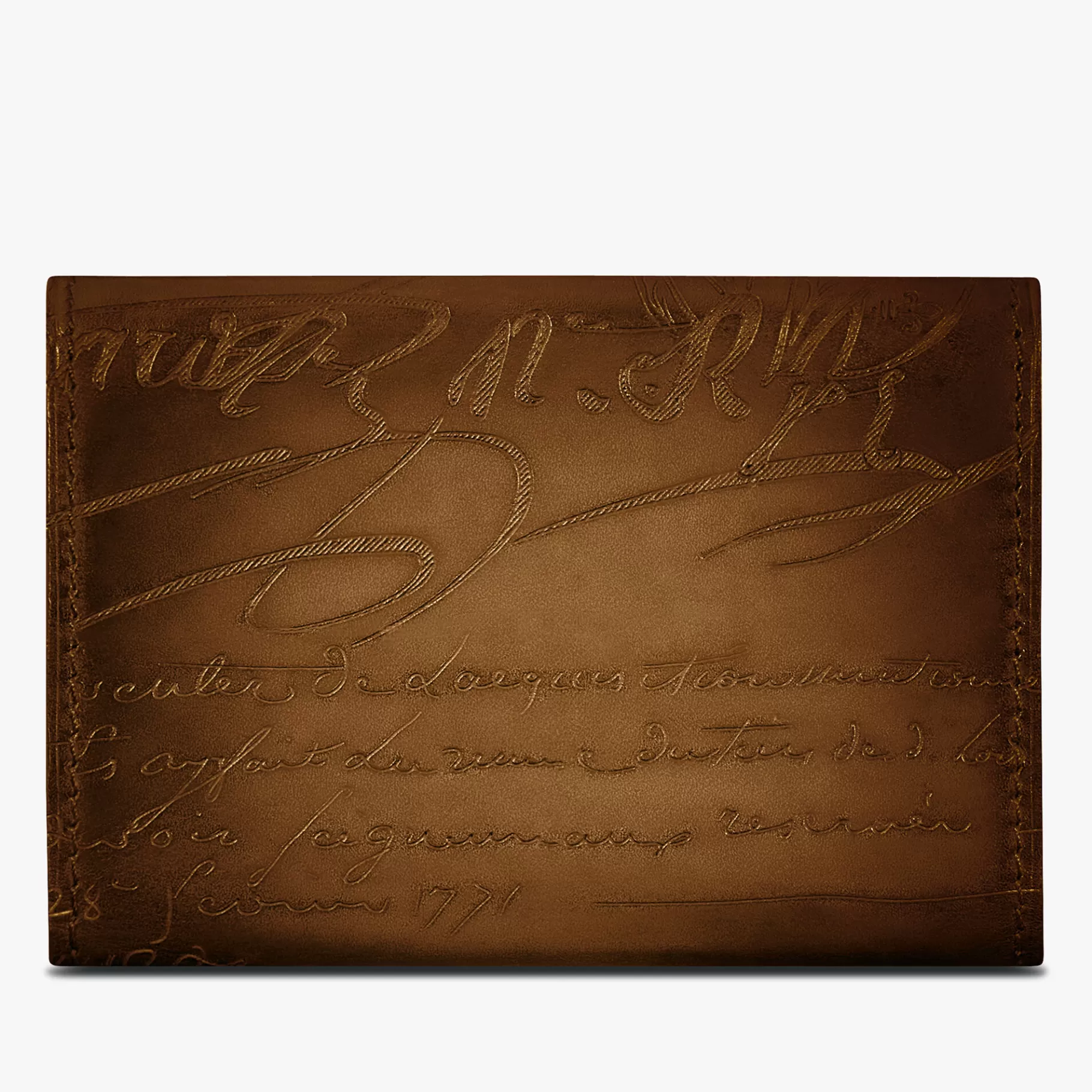 Porte-Cartes Imbuia En Cuir Scritto | Berluti Shop