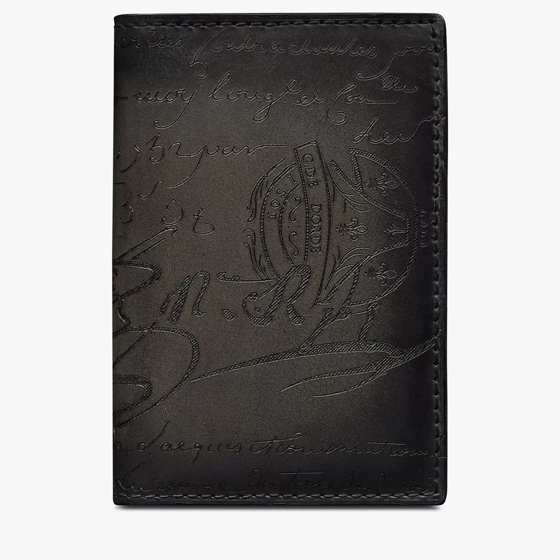 Porte-Cartes Jagua En Cuir Scritto | Berluti Discount