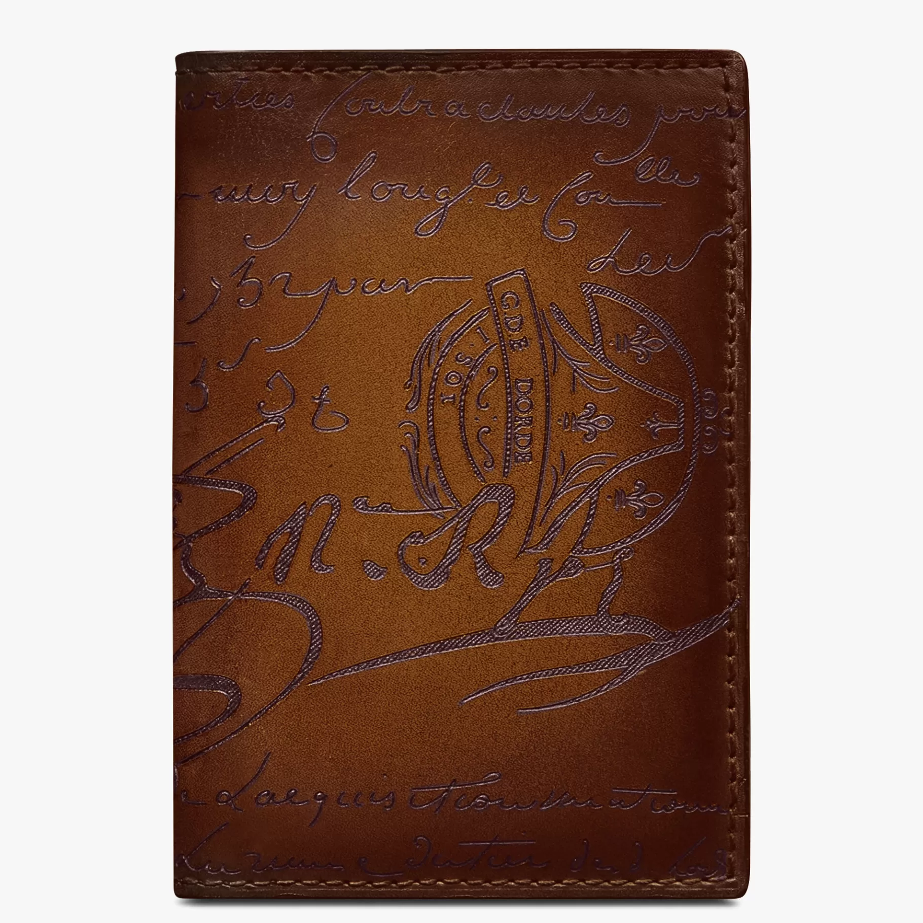 Porte-Cartes Jagua En Cuir Scritto | Berluti Discount