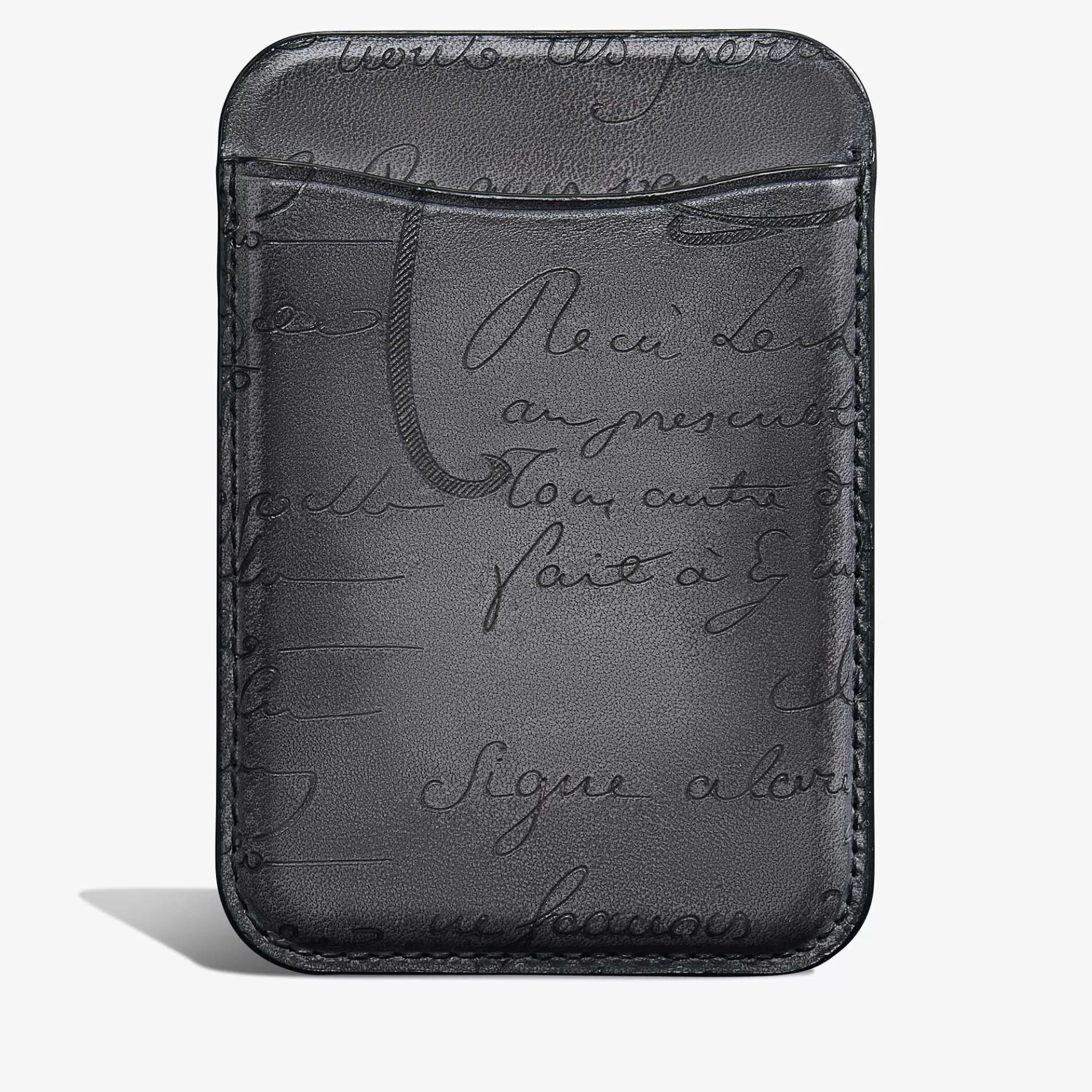 Porte-cartes Magnétique En Cuir Scritto | Berluti Flash Sale