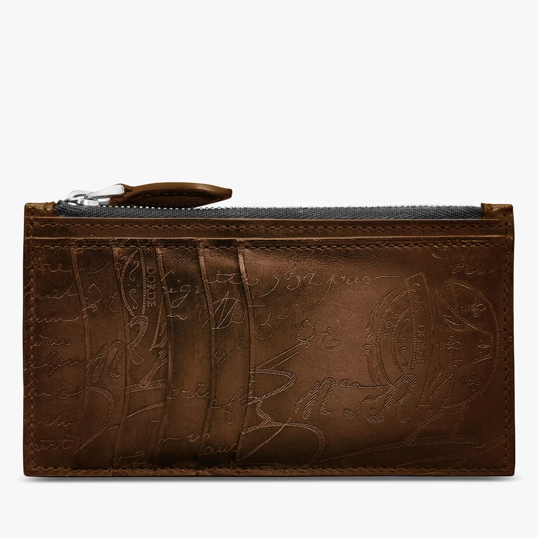 Porte-Cartes Zippé Long Koa Maxi En Cuir Scritto | Berluti Discount