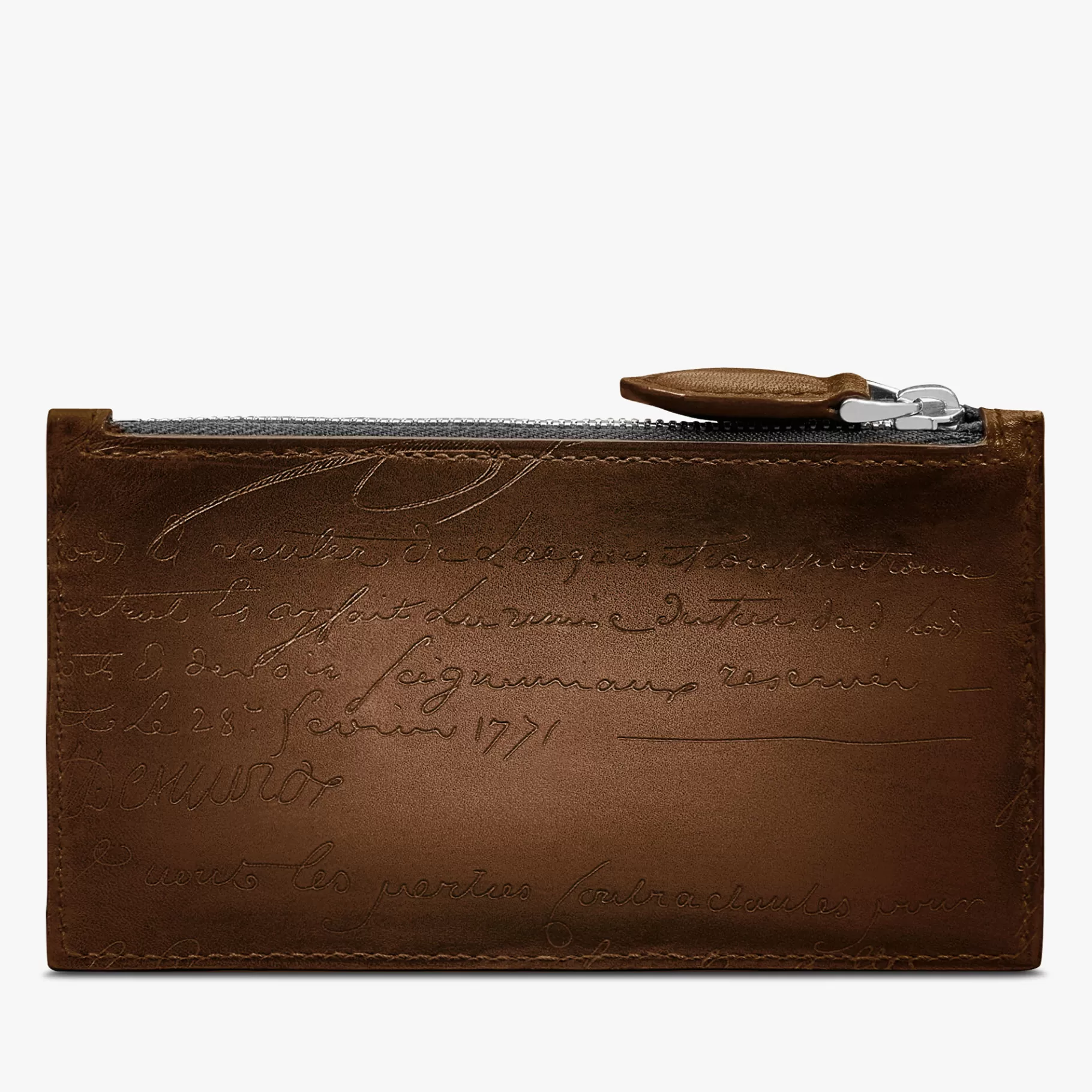 Porte-Cartes Zippé Long Koa Maxi En Cuir Scritto | Berluti Discount