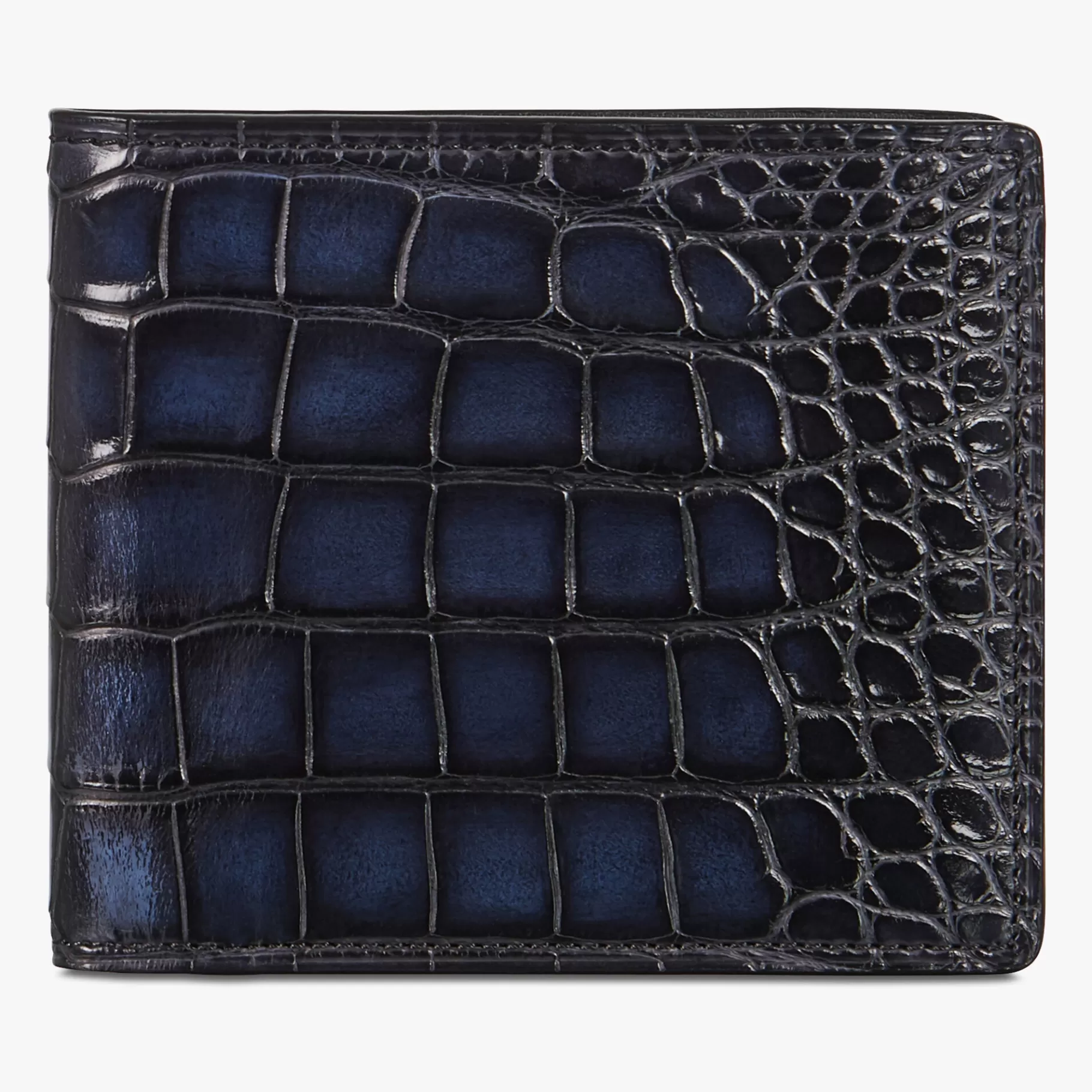 Portefeuille Compact Makore En Cuir D'Alligator | Berluti Sale