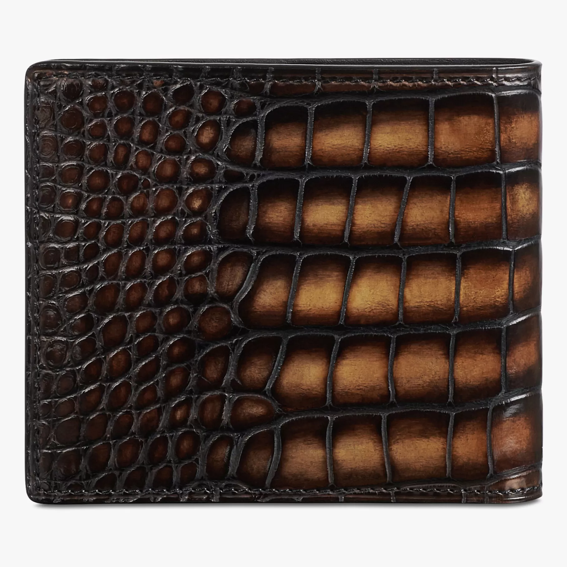 Portefeuille Compact Makore En Cuir D'Alligator | Berluti Sale