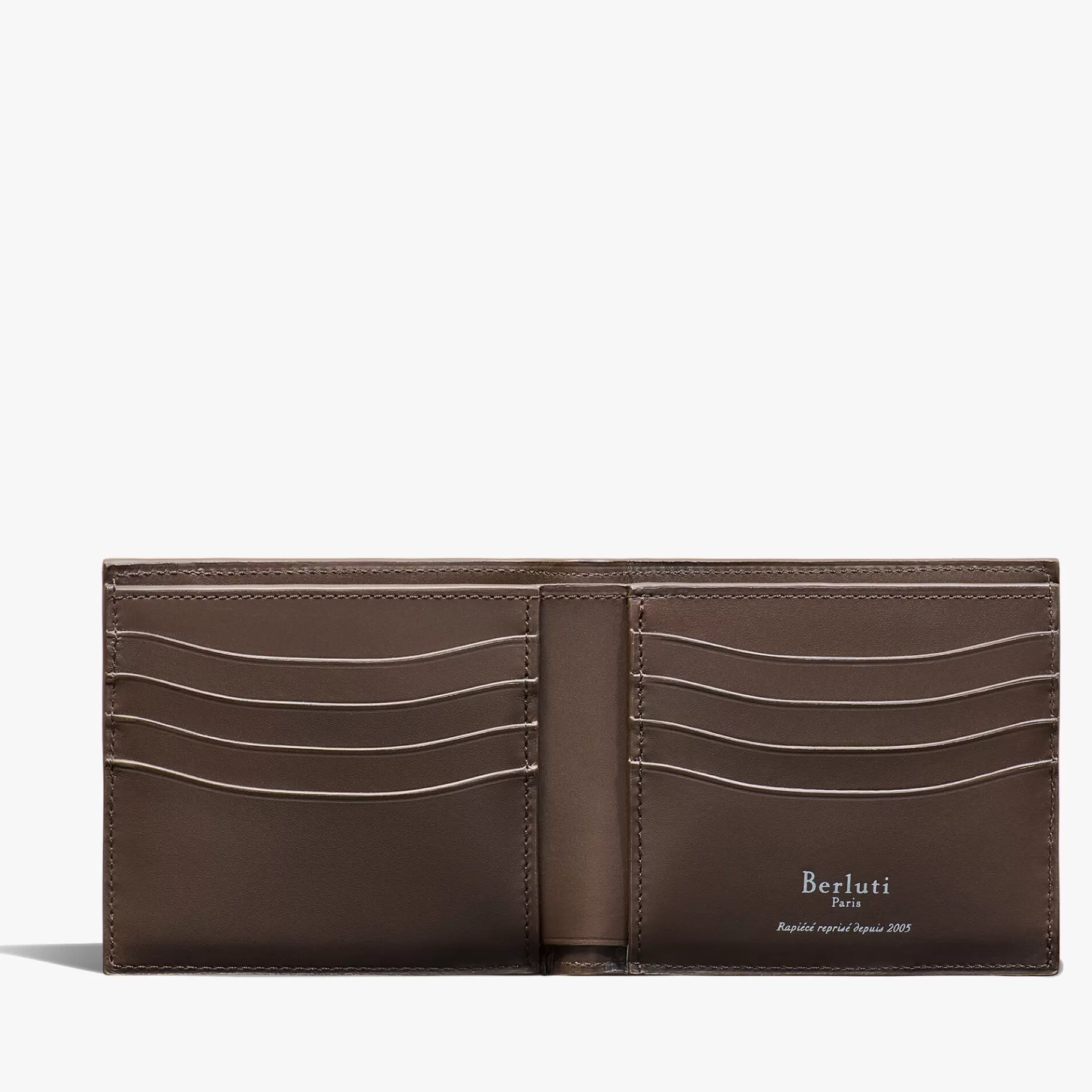 Portefeuille Compact Makore en cuir et cuir d'alligator | Berluti Best Sale