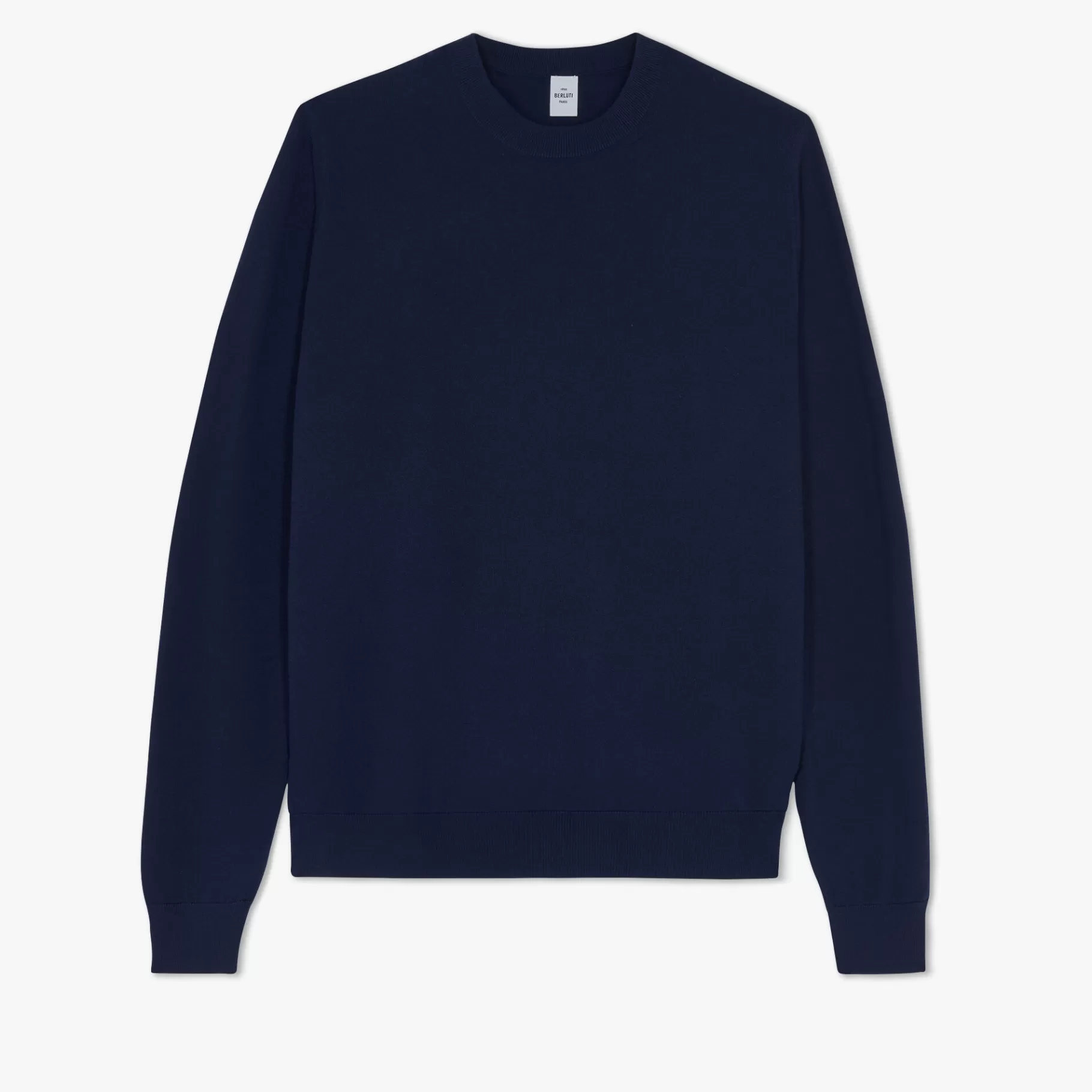 Pull En Laine Avec Détails En Cuir | Berluti Shop