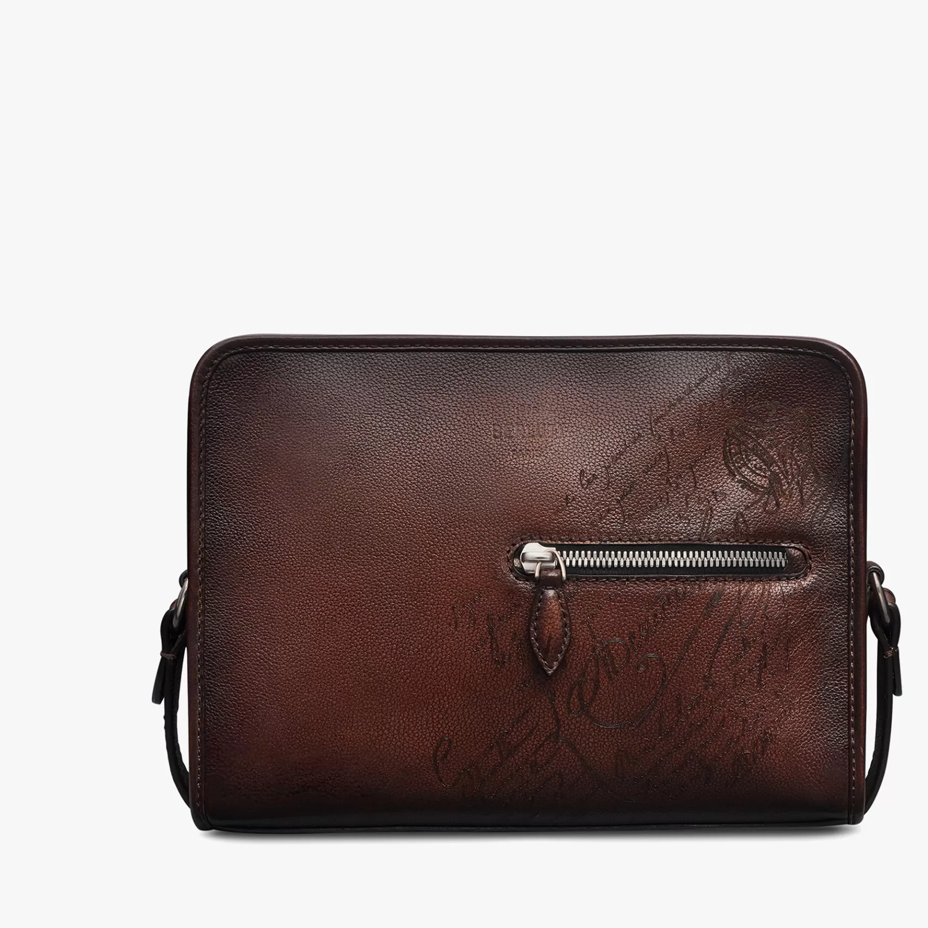 Sac Bandoulière Journalier En Cuir Scritto | Berluti Cheap