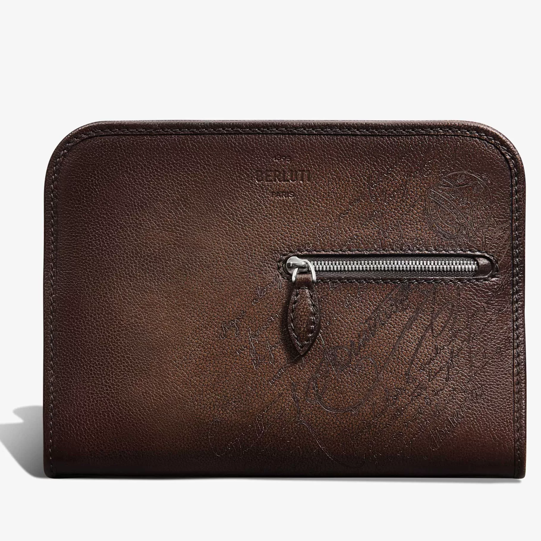 Sac Bandoulière Journalier Trio En Cuir Scritto | Berluti Sale